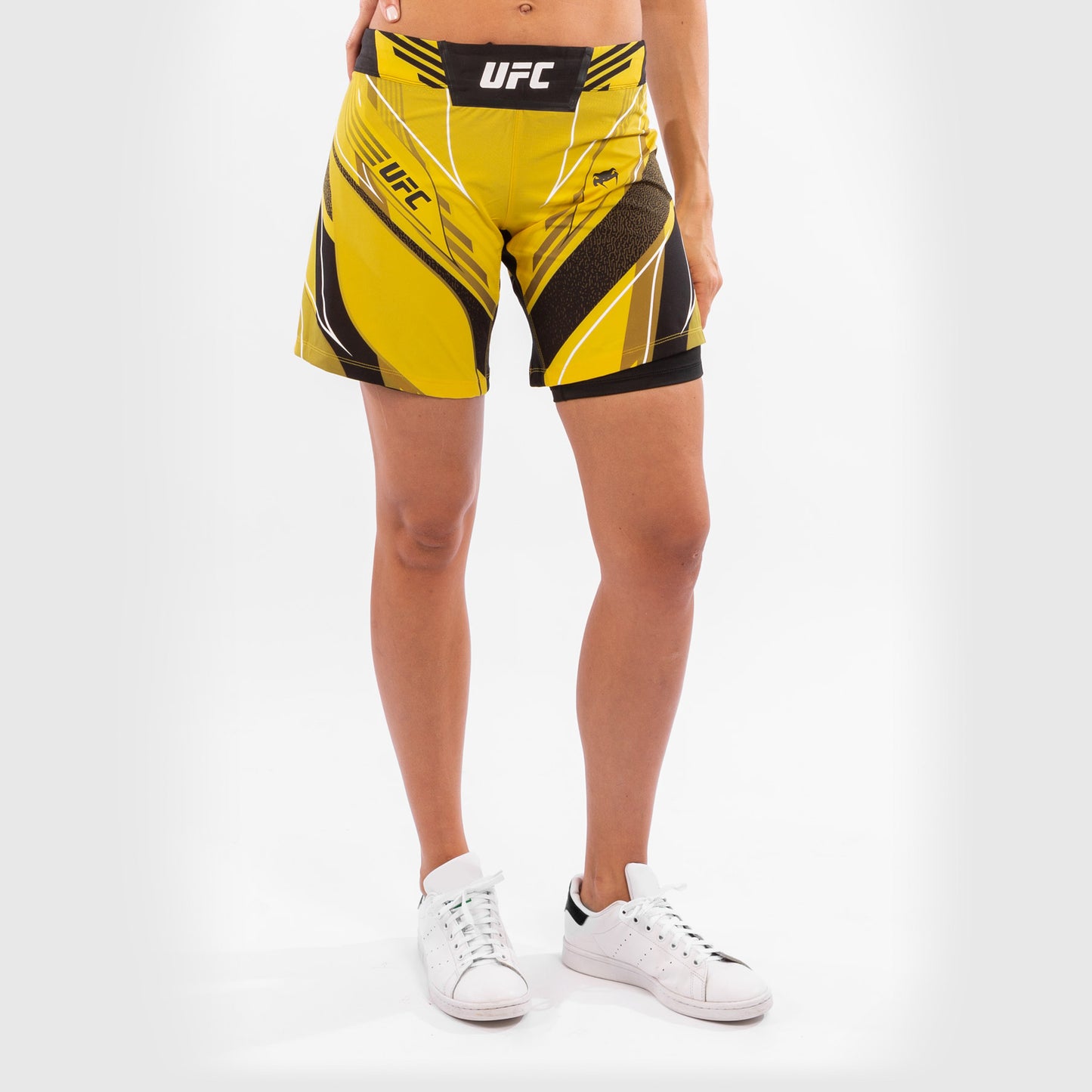 Fightshort Femme UFC Venum Authentic Fight Night - Coupe Longue - Jaune