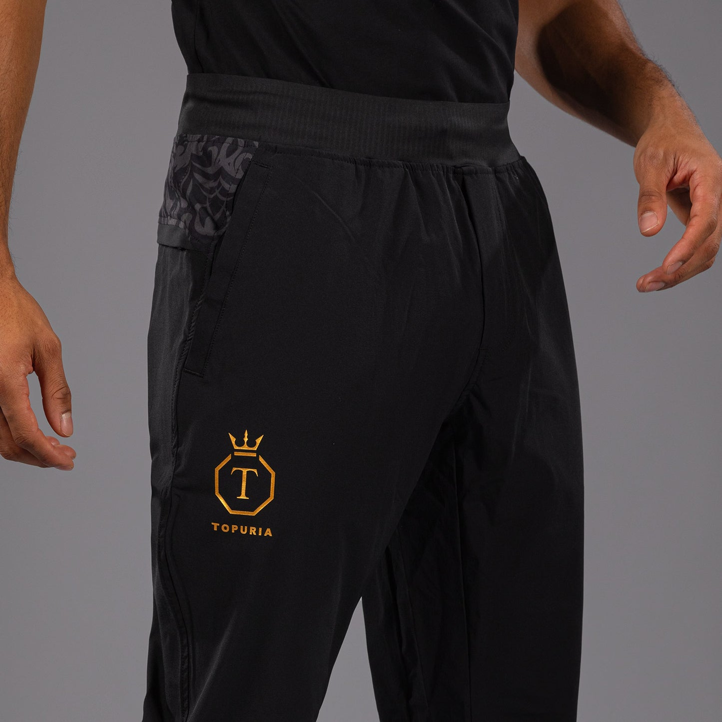 Jogging Venum x Topuria Unmatched Edition - Noir/Doré - product-type_Pantalons de jogging
