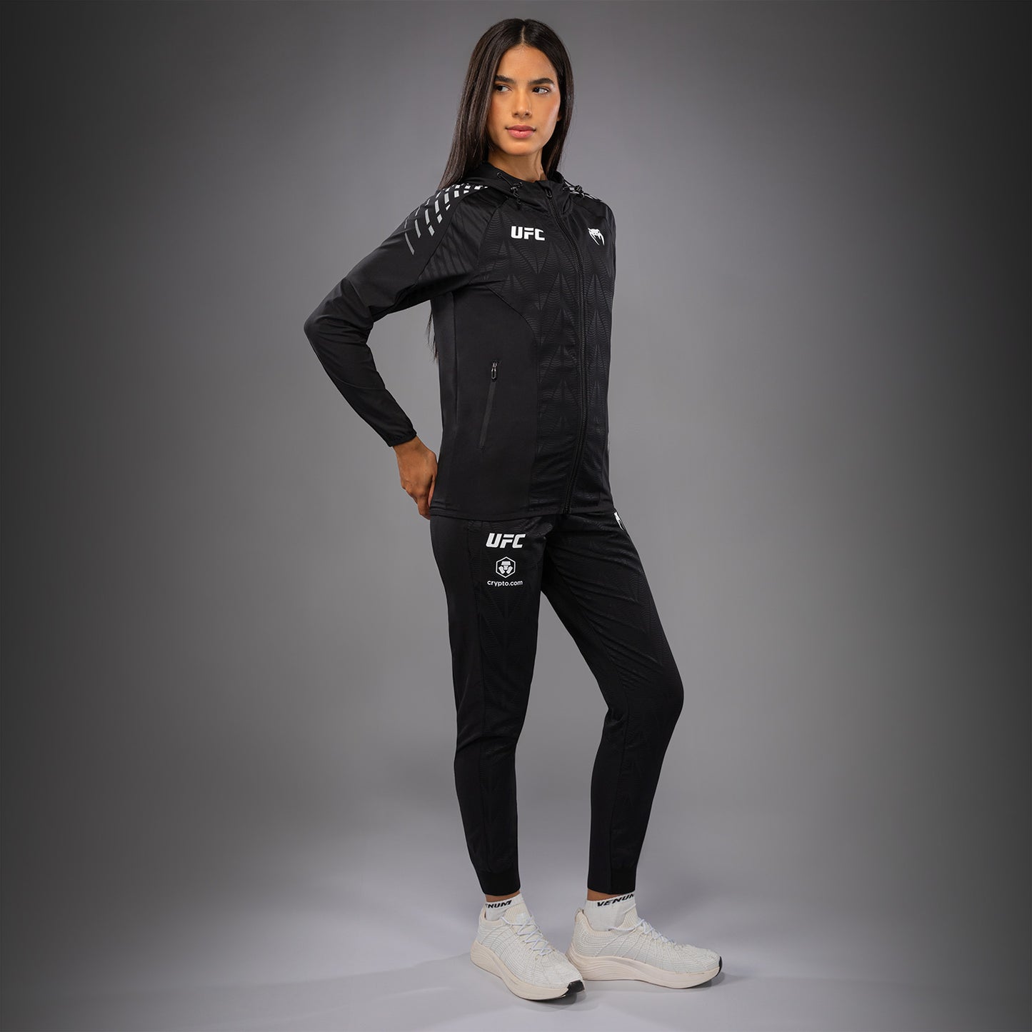 Sweat à capuche Walkout Femme Personnalisé UFC Zenith by Venum Authentic Fight Night - Noir - product-type_Sweatshirts