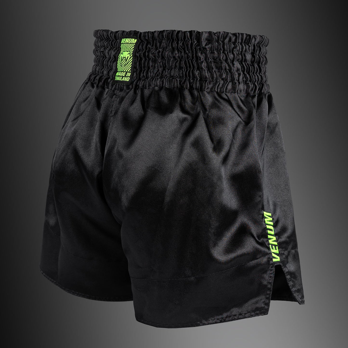 Short de Muay Thai Venum Classic Evo - Noir/Jaune Néon