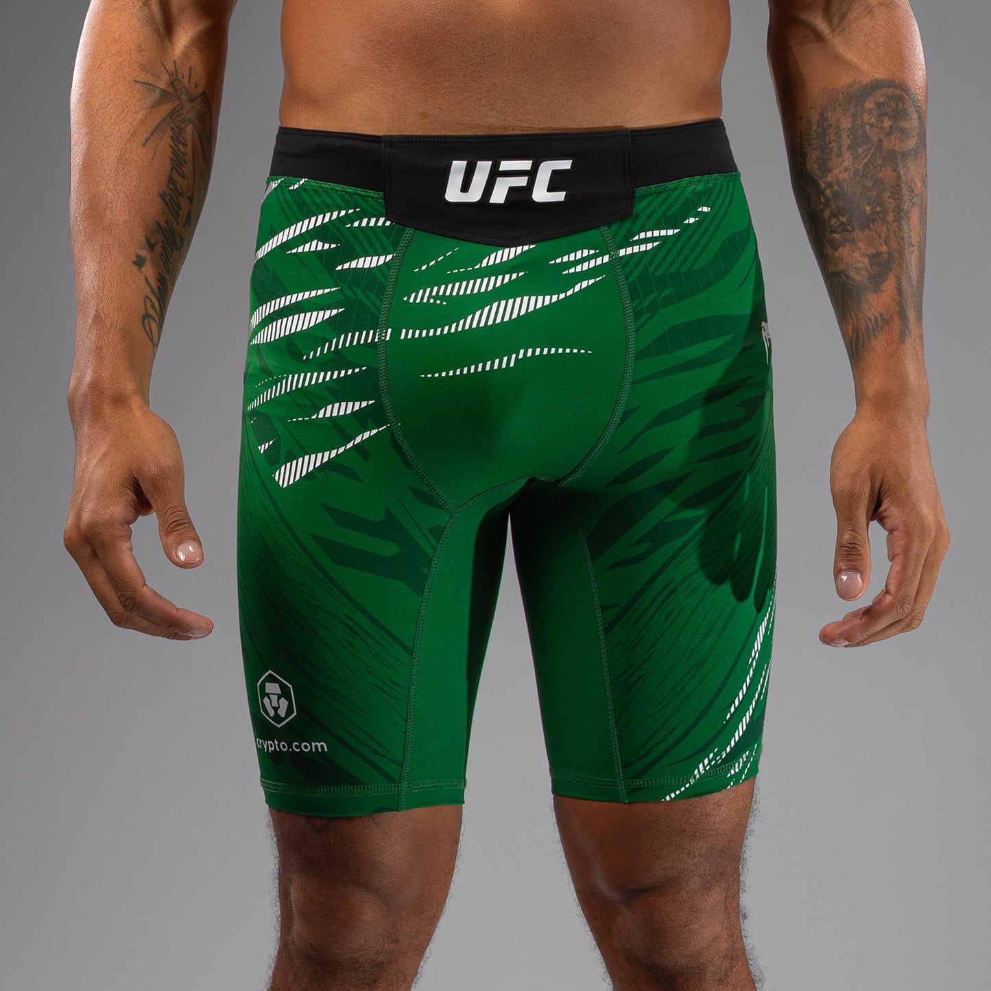 Shorts Vale Tudo pour Hommes UFC Fusion by Venum Personnalisé Authentic Fight Night - Vert - product-type_Shorts de MMA