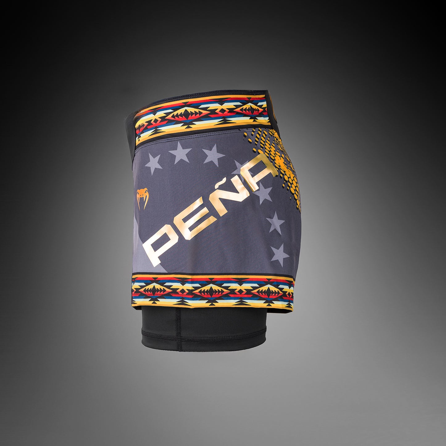 Short de combat court pour femmes UFC Unrivaled by Venum Julianna Peña - Noir - product-type_Shorts de MMA