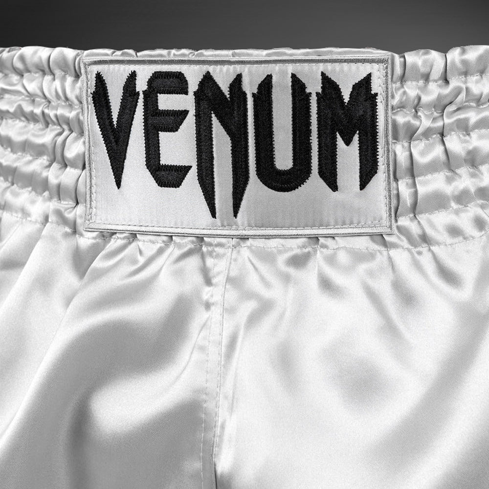 Short de Muay Thai Venum Classic - Argent/Noir - product-type_Shorts de Muay Thai