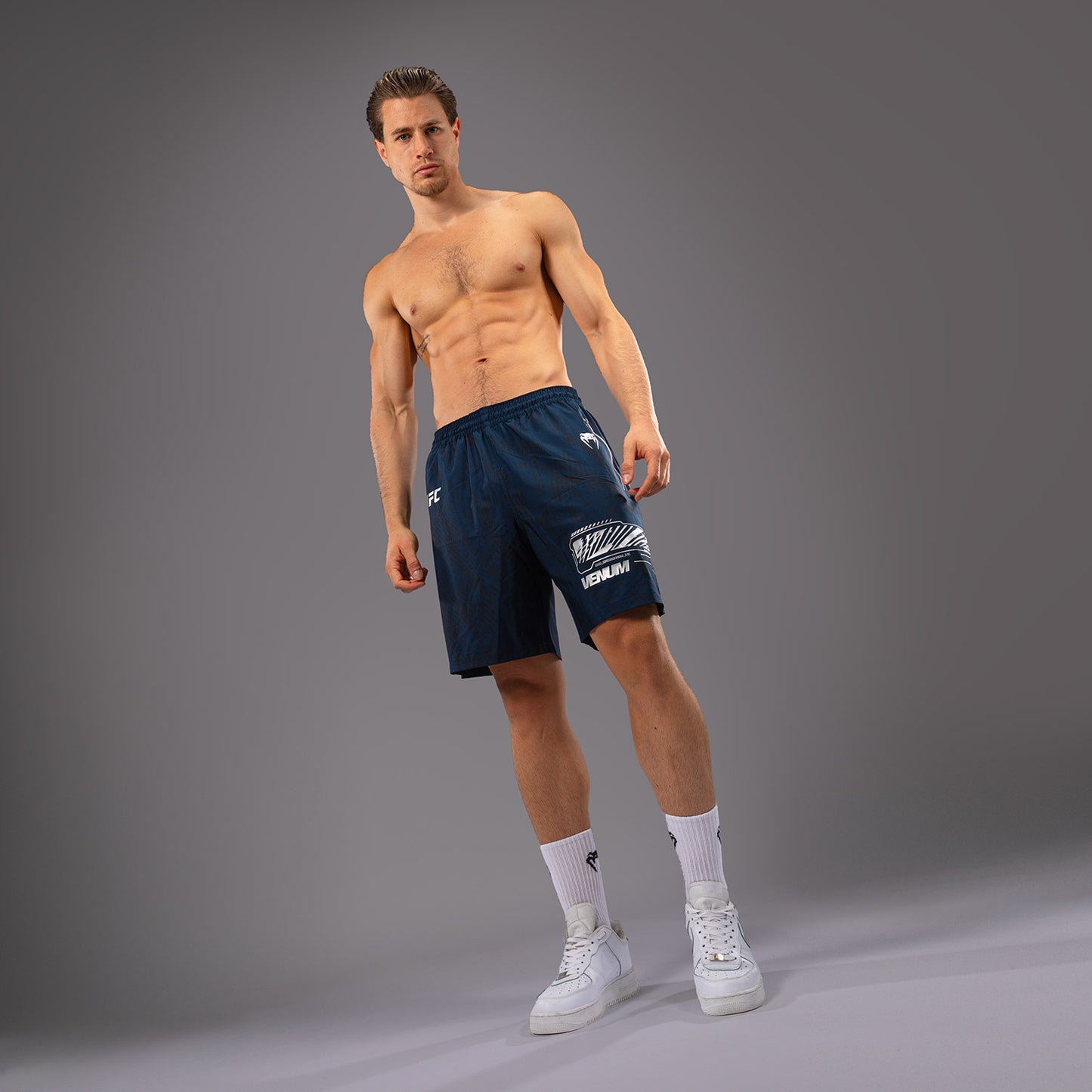 Shorts Performance pour Hommes UFC Fusion by Venum Fight Week - Bleu Océanique - product-type_Shorts de training
