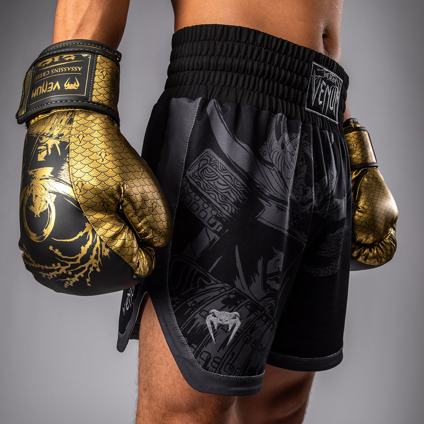 Short de Boxe Venum x Assassin's Creed Shadows - Noir - product-type_Shorts de boxe