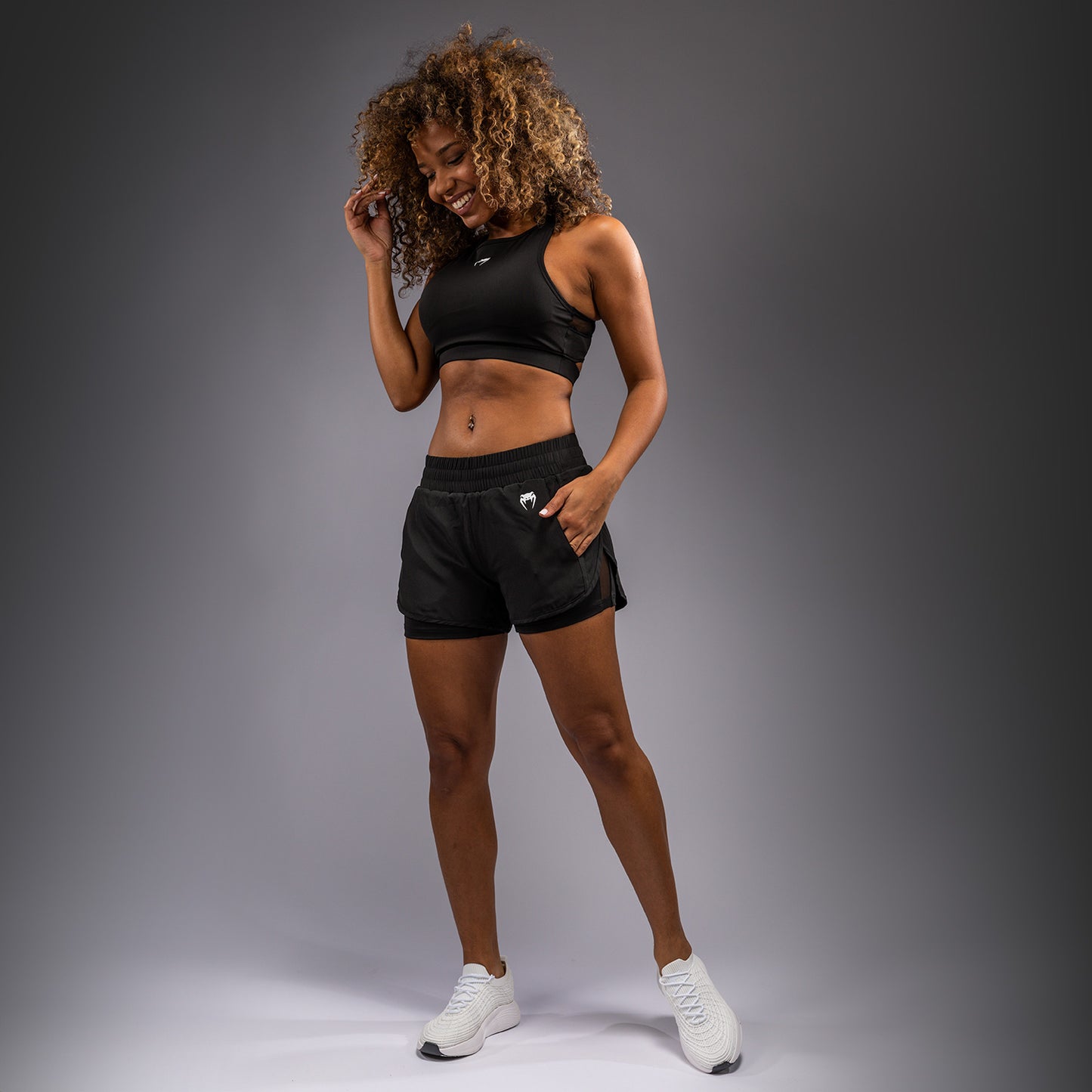 Short d'entraînement pour Femmes Venum Halo - Noir - product-type_Shorts de training