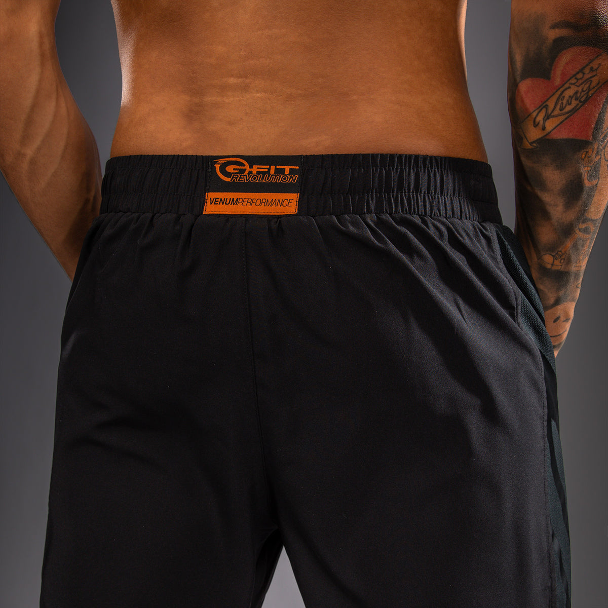 Short d’entraînement Venum G-Fit Revolution - Noir/Cuivre
