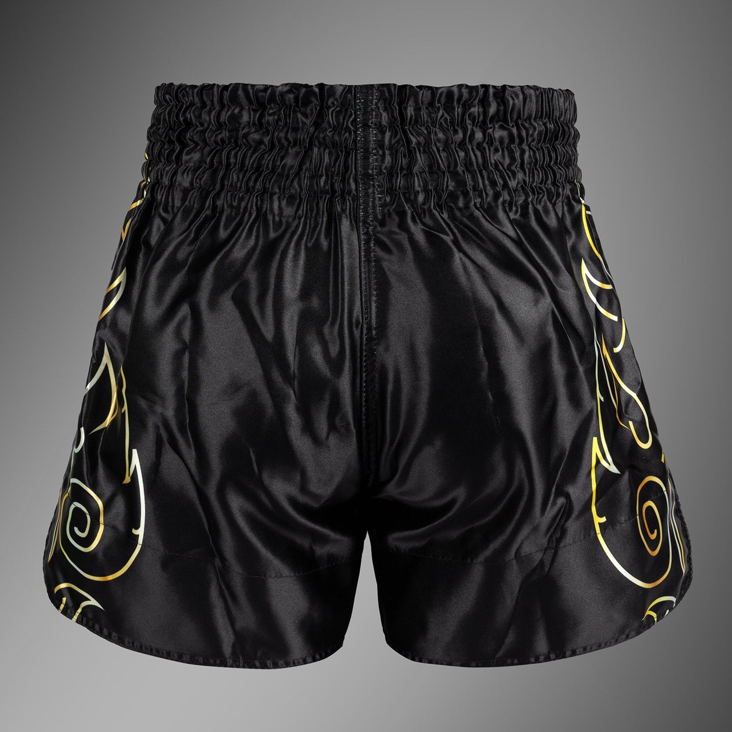 Short de Muay Thai Venum VTC Flames - Noir/Or