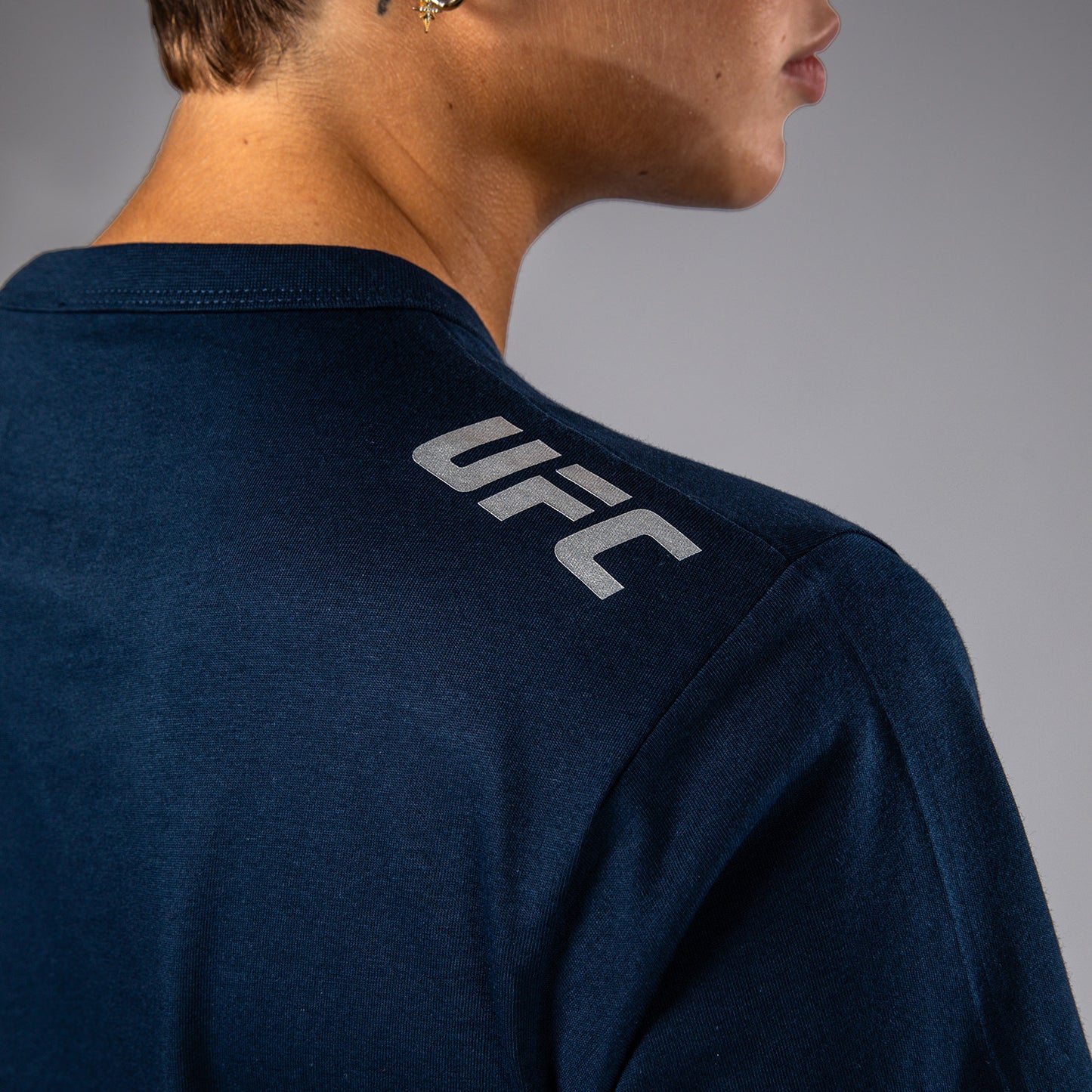 T-shirt à Manches Courtes pour Femmes UFC Fusion by Venum Fight Week - Bleu Océanique - product-type_T-Shirts