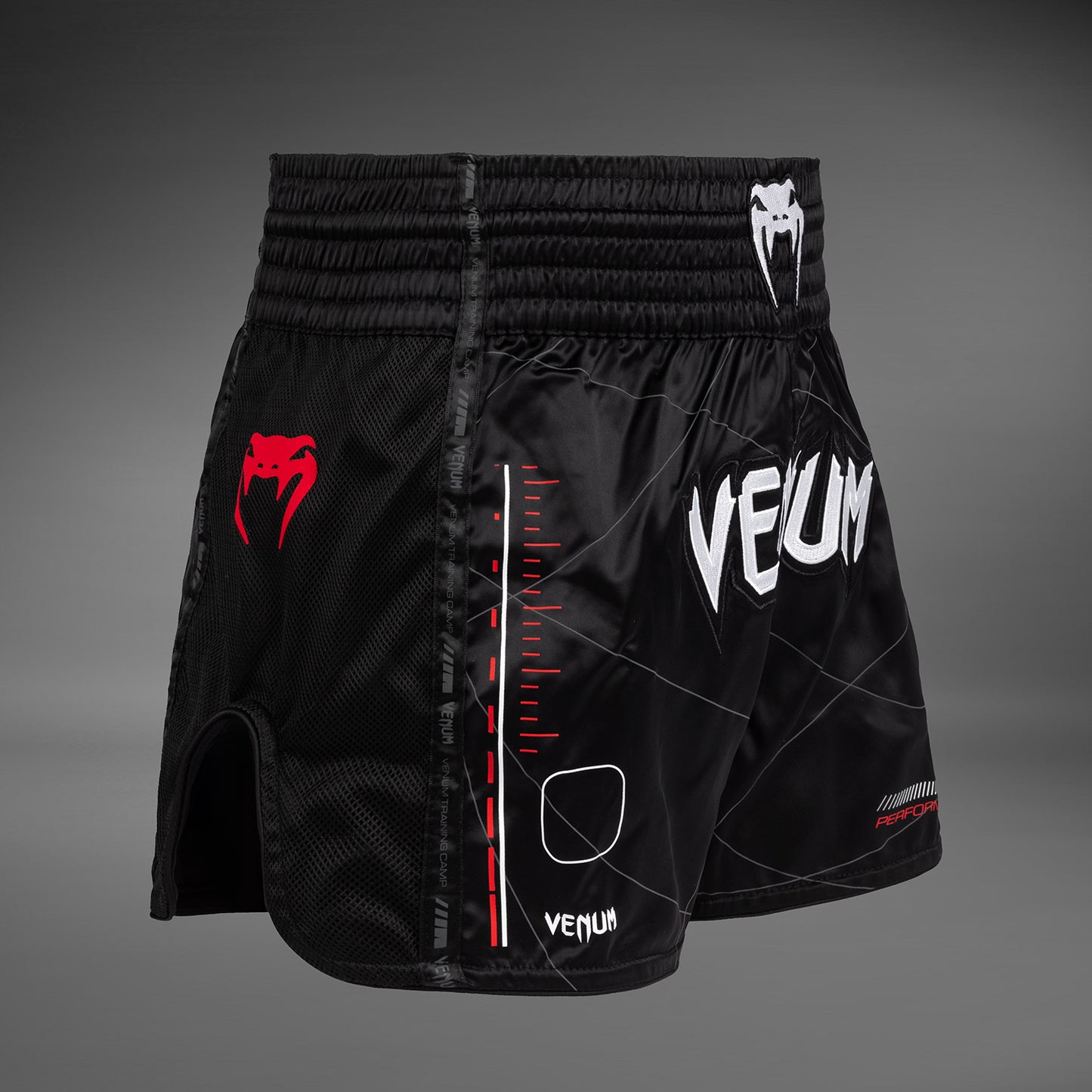 Short de Muay Thai Venum Tactical XT- Noir/Rouge Feu - product-type_Shorts de Muay Thai