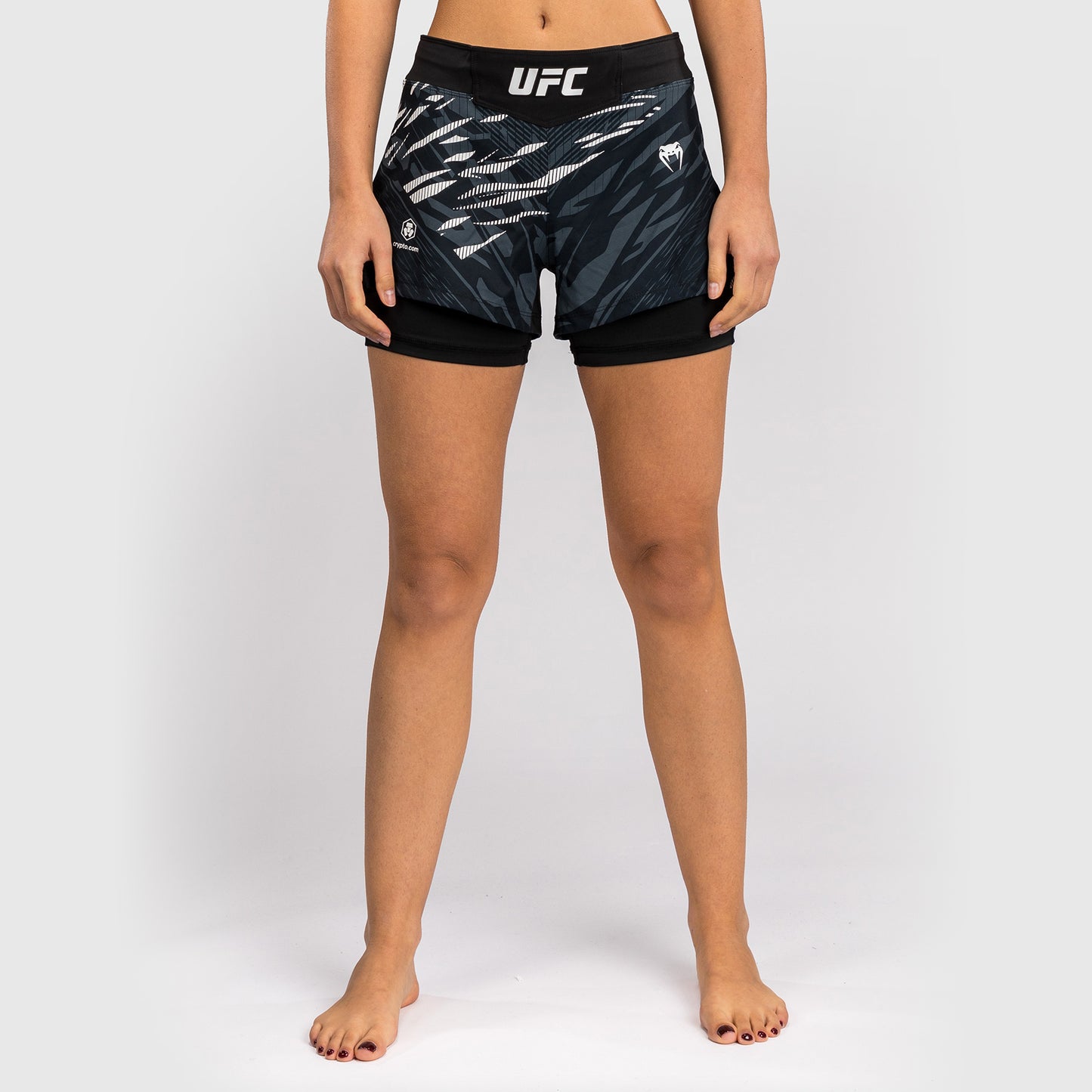 Shorts de Combat pour Femmes UFC Fusion by Venum Personnalisé Authentic Fight Night - Noir - product-type_Shorts de MMA