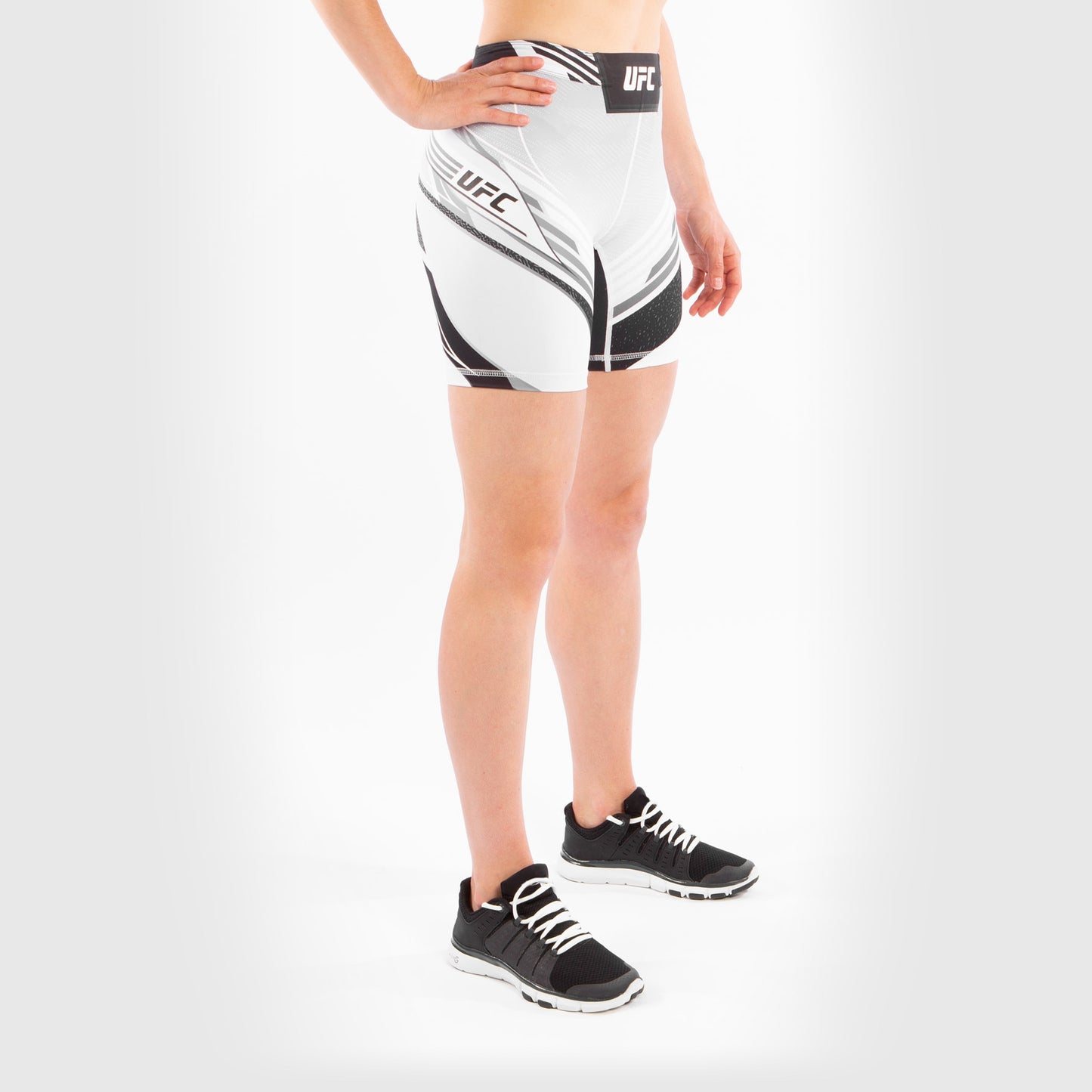 Short de compression pour Femmes UFC Venum Authentic Fight Night - Coupe Longue - Blanc