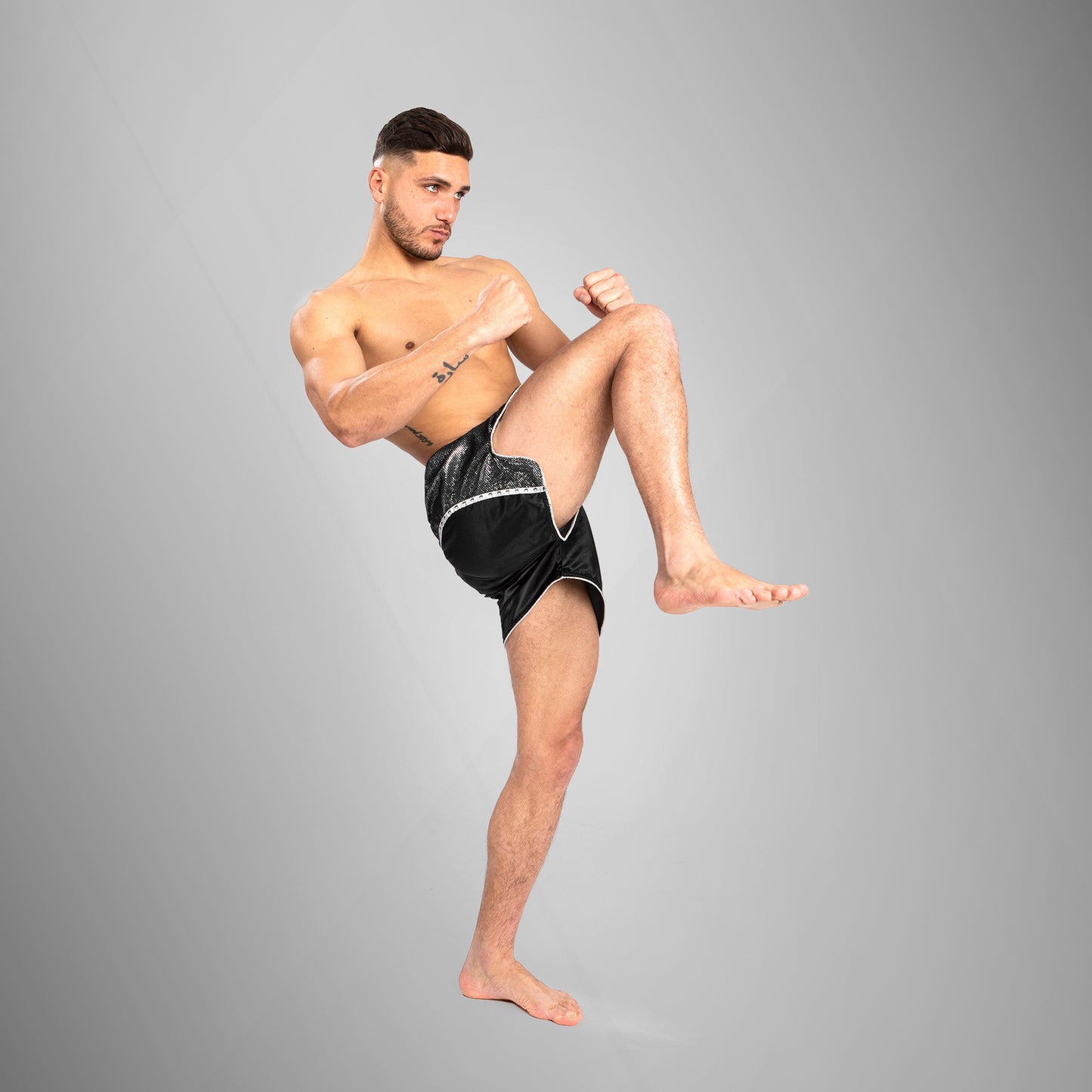 Short de Muay Thai Absolute 2.0 Venum - Noir/Argent - product-type_Shorts de Muay Thai