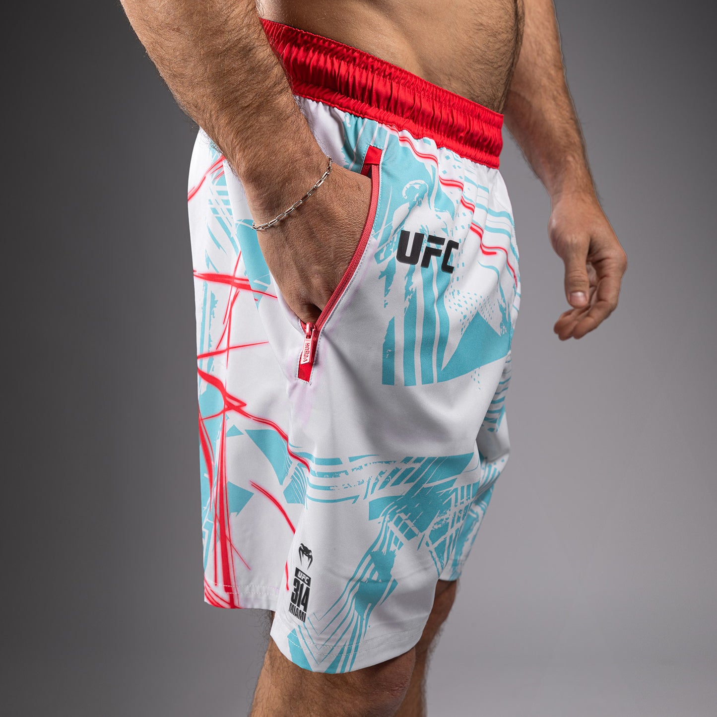 Short de performance pour Hommes UFC Fusion By Venum Miami Edition Fight Week - Blanc - product-type_Shorts de training
