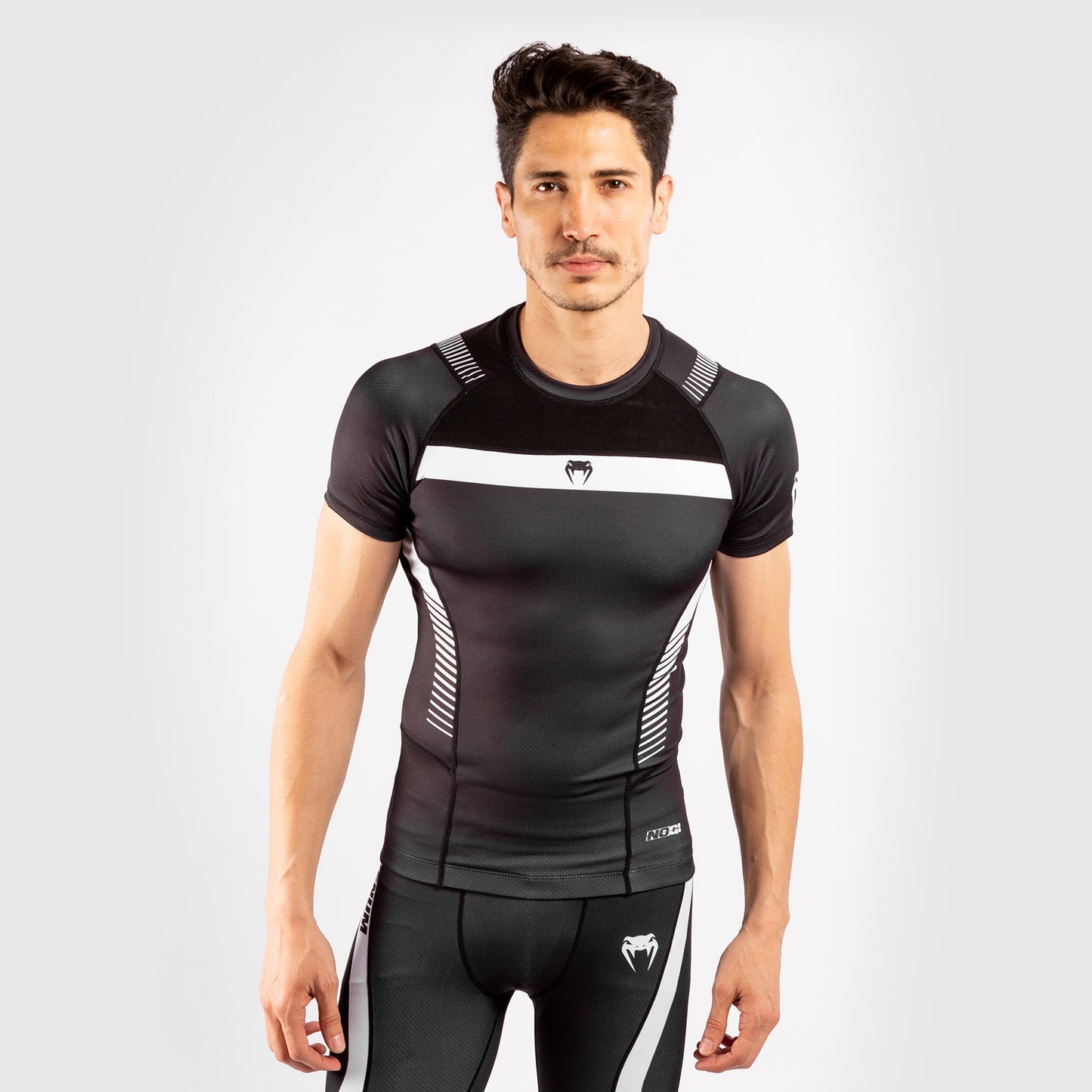 T-shirt de Compression Venum NoGi 3.0 - Manches Courtes - Noir/Blanc - product-type_T-Shirts de Compression