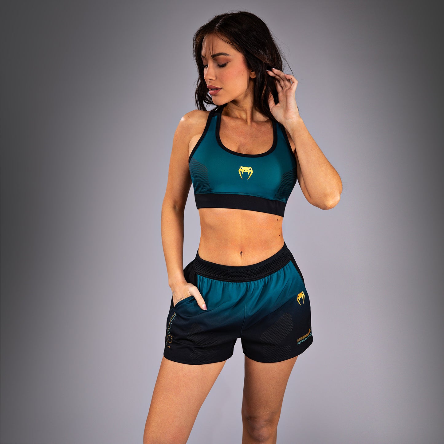 Brassière de Sport Venum Tactical XT- Noir/Vert Forêt - product-type_Brassières de sport
