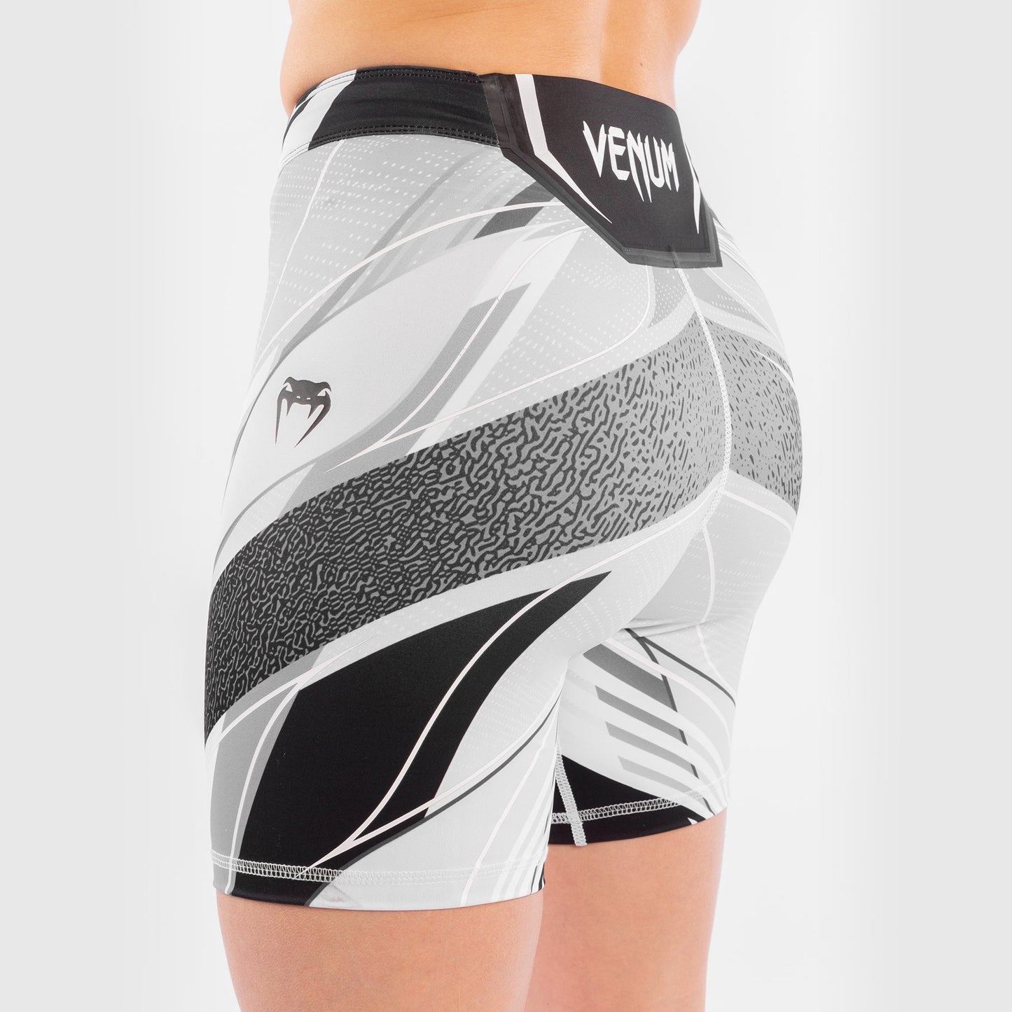 Short de compression pour Femmes UFC Venum Authentic Fight Night - Coupe Longue - Blanc