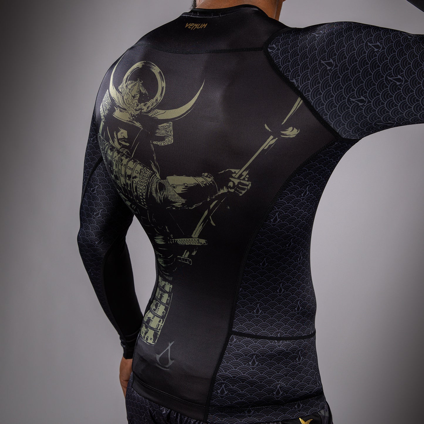 Rashguard Manches Longues Venum x Assassin's Creed Shadows - Noir - product-type_T-Shirts de Compression