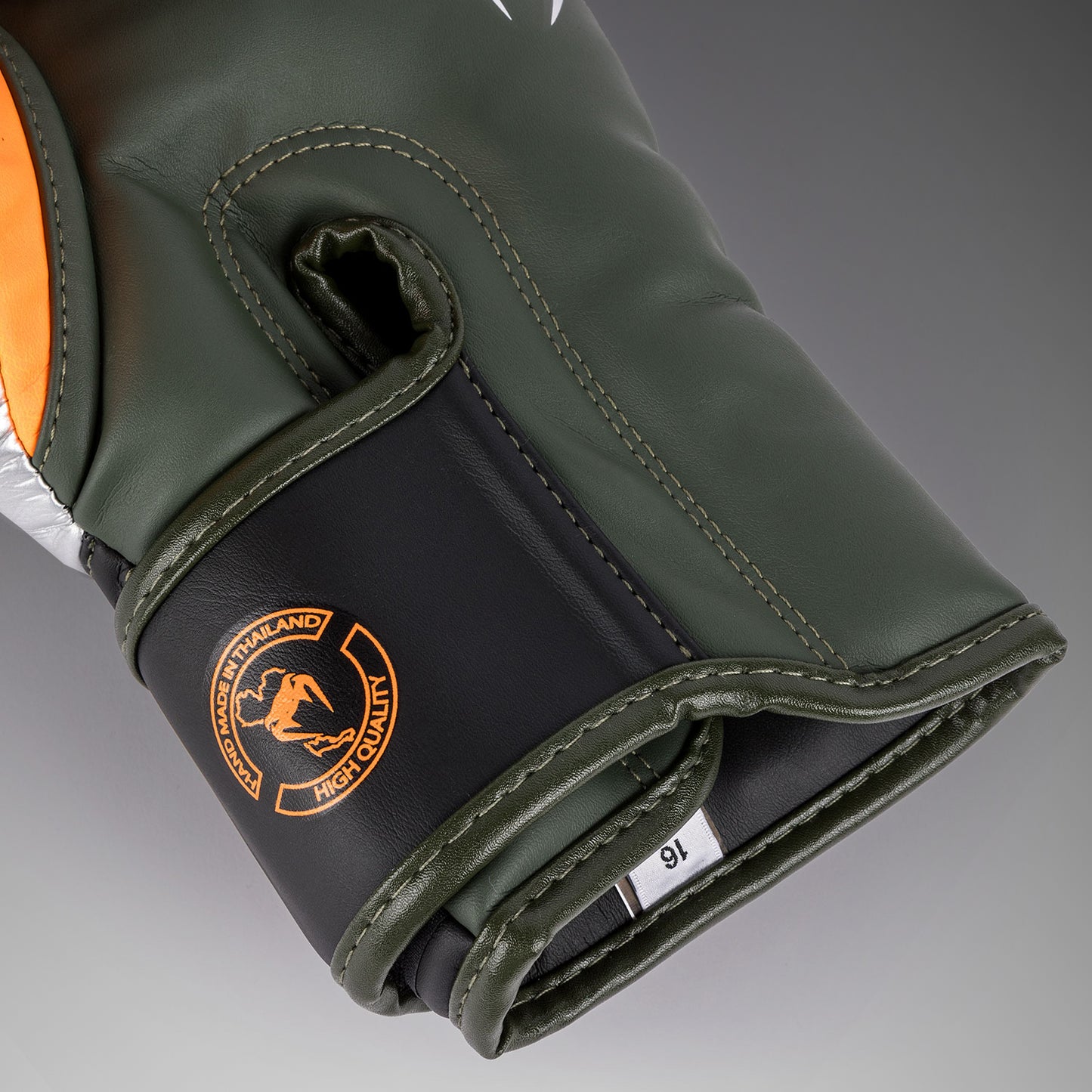 Gants de boxe Venum Elite - Noir/Argent/Kaki - product-type_Gants de boxe