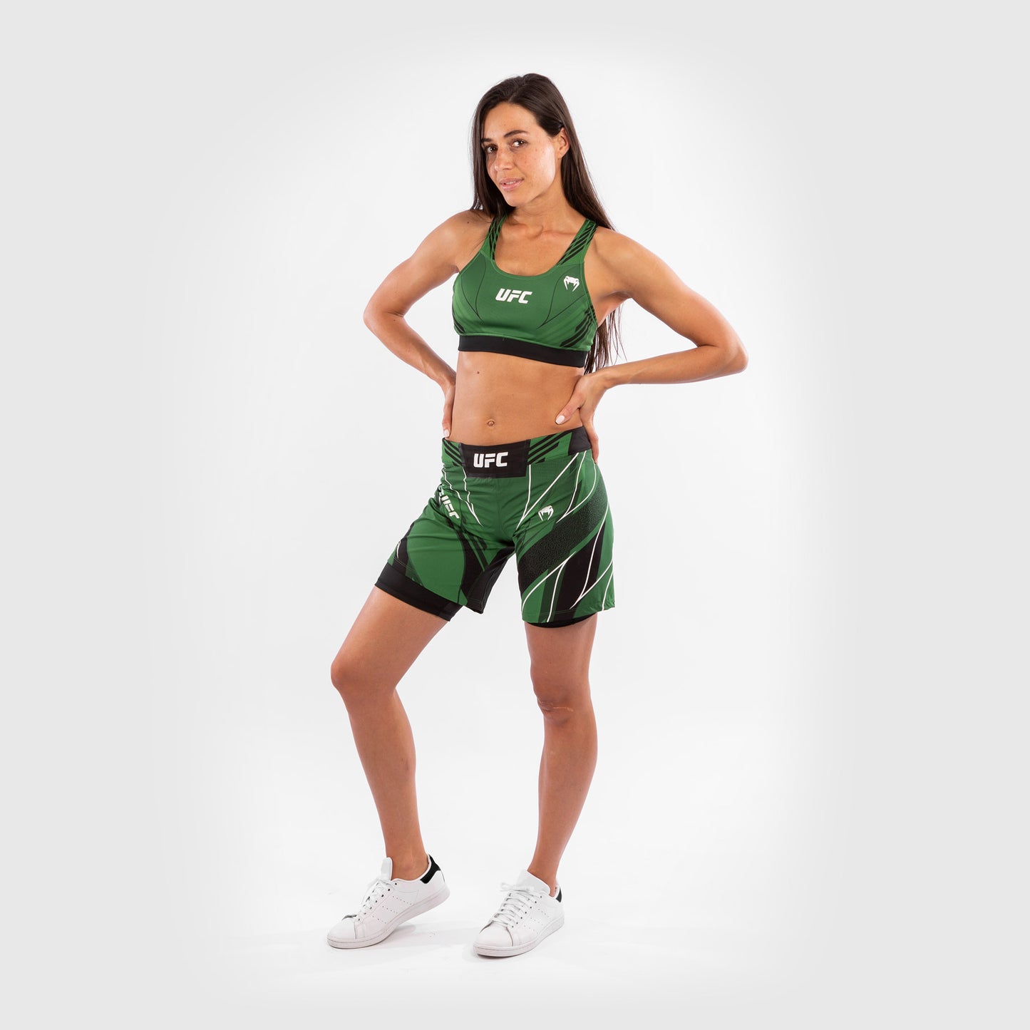 Fightshort Femme UFC Venum Authentic Fight Night - Coupe Longue - Vert - product-type_Shorts de MMA