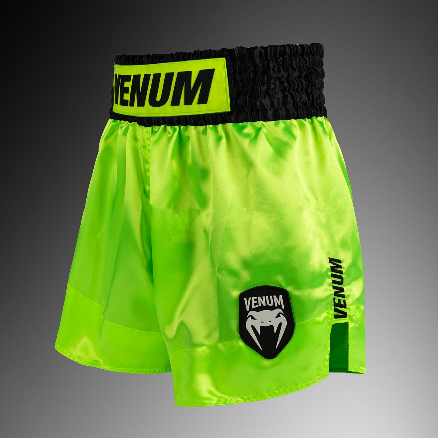 Short de Muay Thai Venum Classic Evo - Jaune Néon/Noir