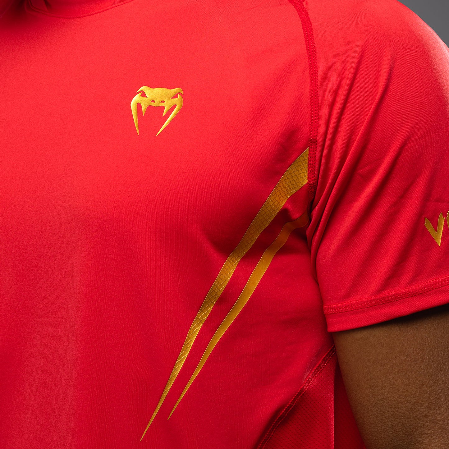 T-shirt Dry-Tech Venum x WOW FC - Rouge/Or - product-type_T-Shirts Dry Tech