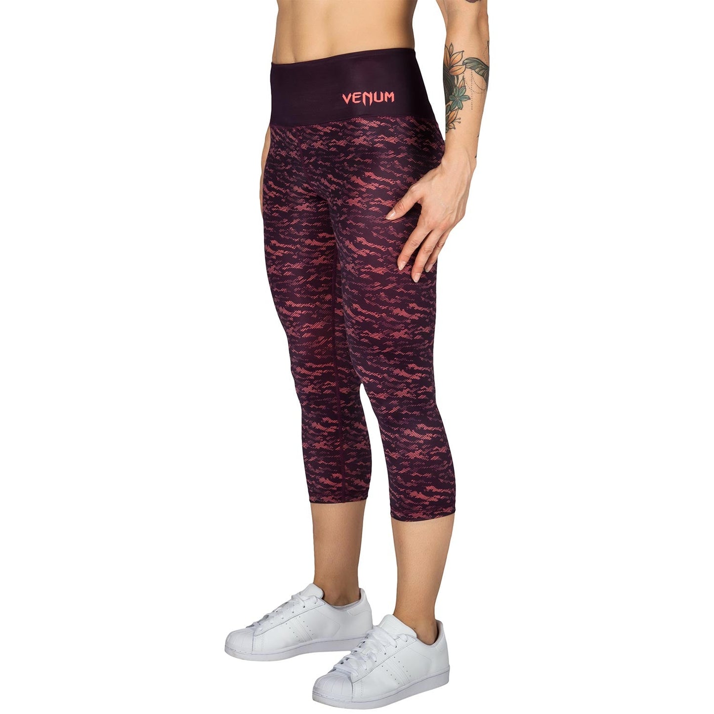 Venum Camoline Leggings - Black/Coral - product-type_Leggings