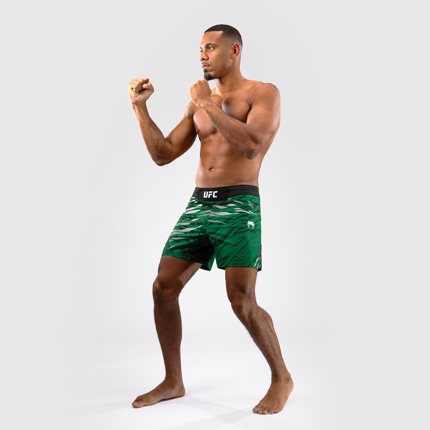 Shorts de Combat pour Hommes UFC Fusion by Venum Personnalisé Authentic Fight Night - Coupe Courte - Vert - product-type_Shorts de MMA
