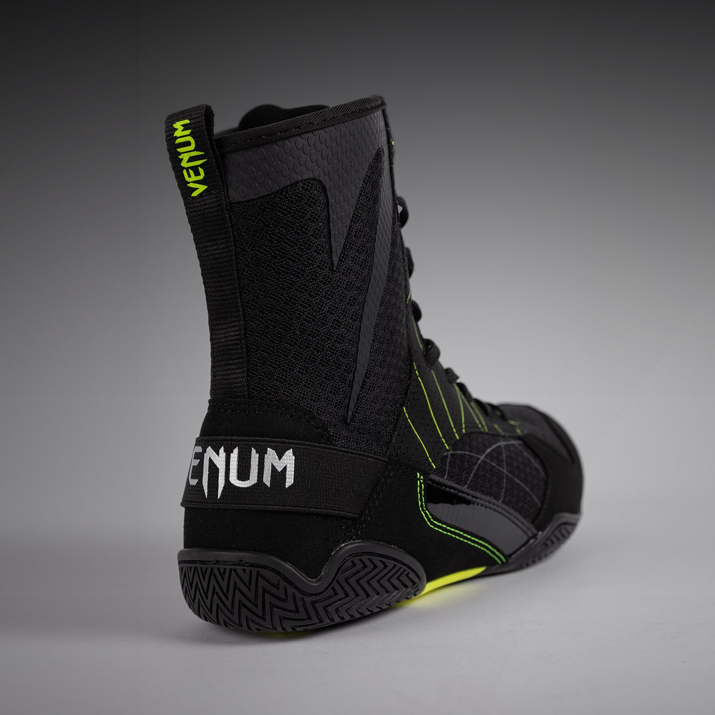 Chaussures de boxe Venum Training Camp 4.0 - Noir/Vert fluo - product-type_Chaussures de boxe
