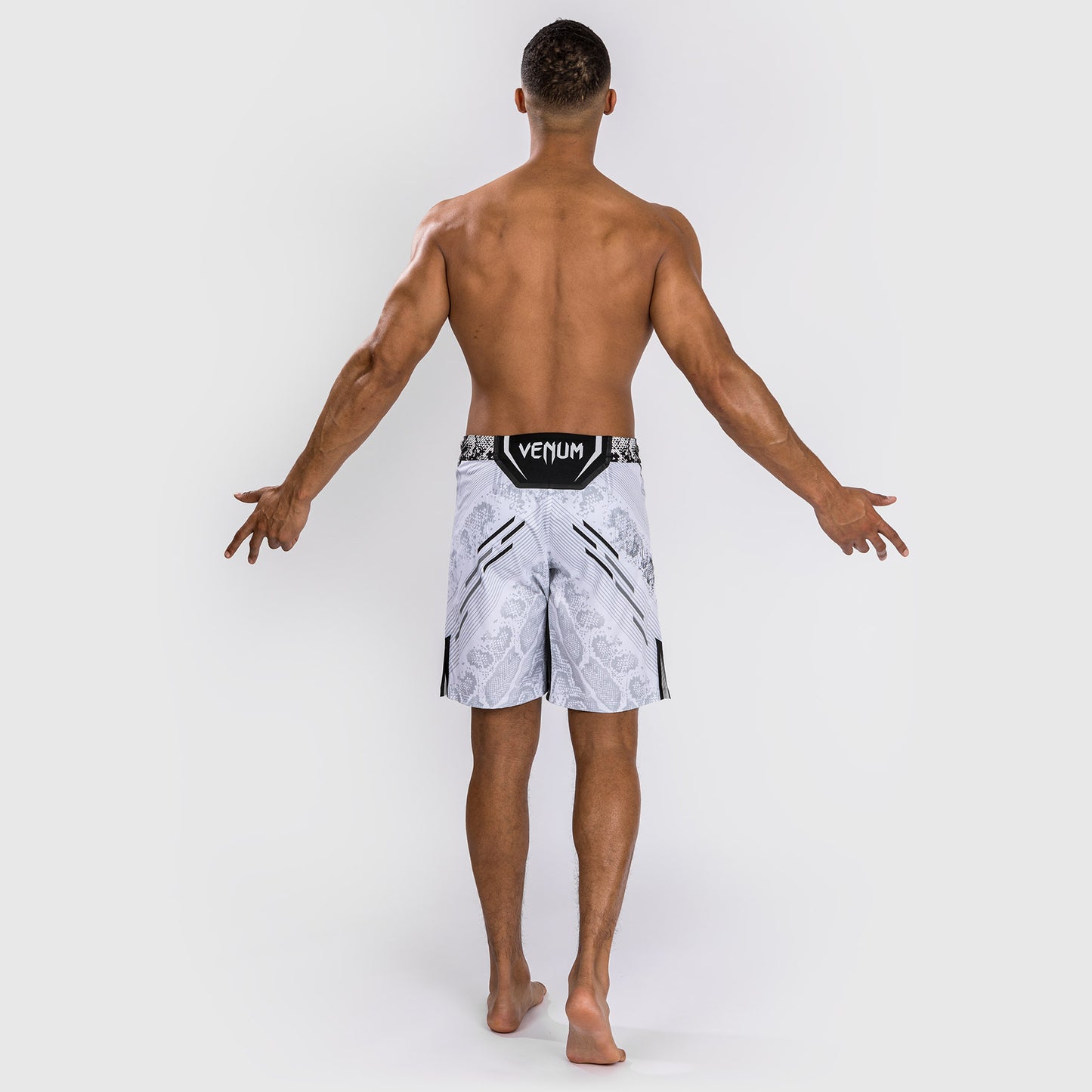 Short de combat personnalisé Coupe longue pour Hommes UFC Adrenaline by Venum Authentic Fight Night – Blanc - product-type_Shorts de MMA