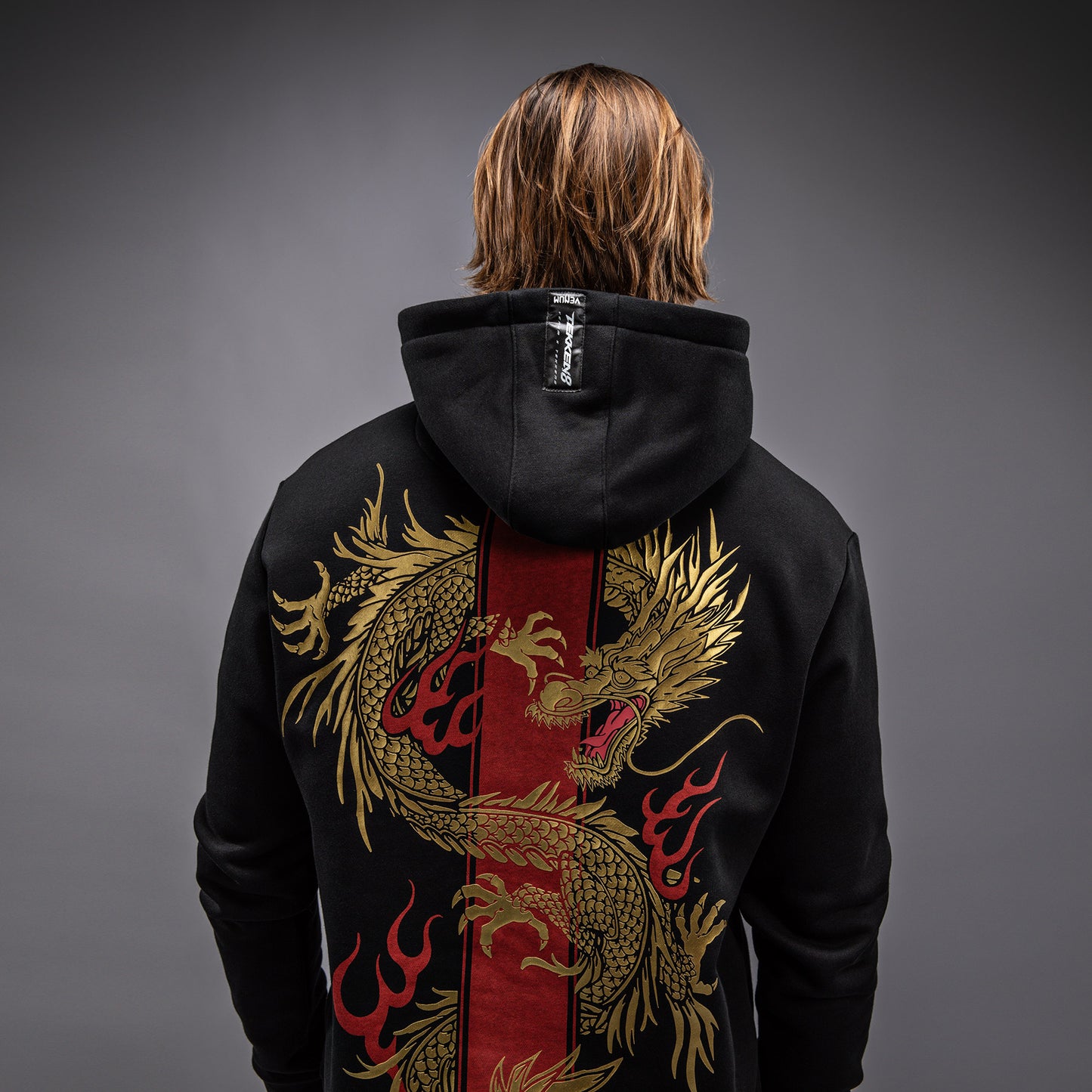 Sweatshirt à capuche Venum x TEKKEN 8 - Marshall Law - Noir/Rouge/Or - product-type_Sweatshirts