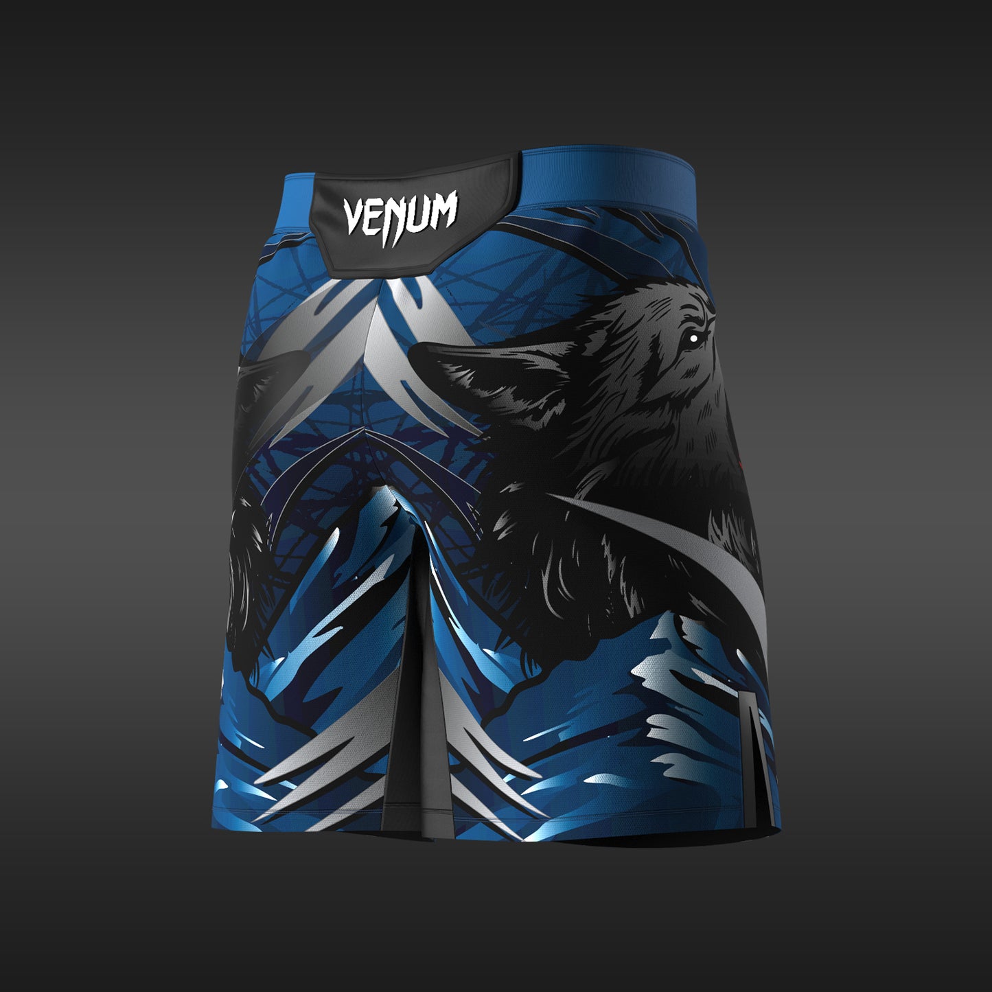 Short de combat pour Hommes UFC Unrivaled by Venum Khamzat Chimaev coupe longue - Bleu - product-type_Shorts de MMA