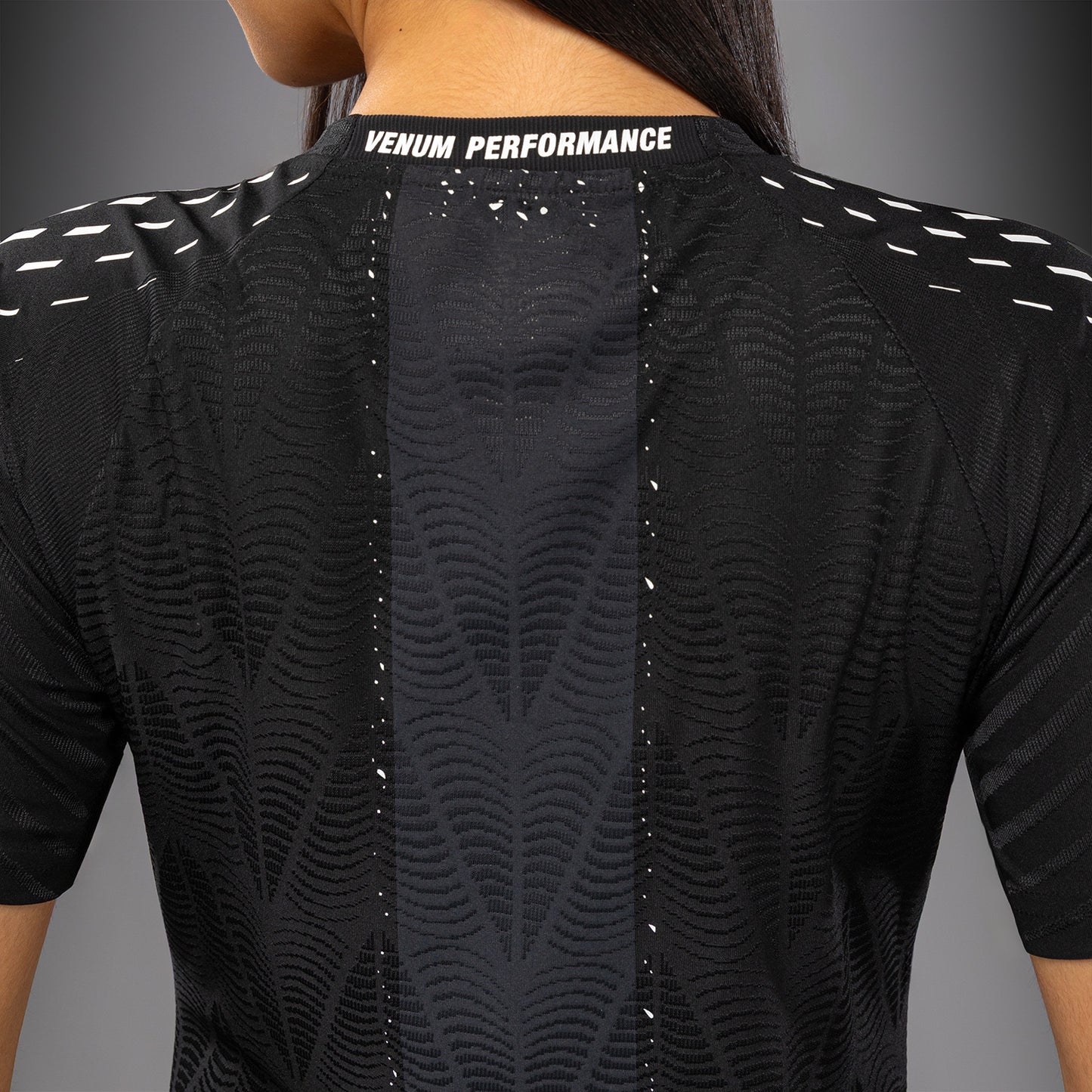 Maillot Officiel Walkout Femme Personnalisé UFC Zenith by Venum Authentic Fight Night - Noir