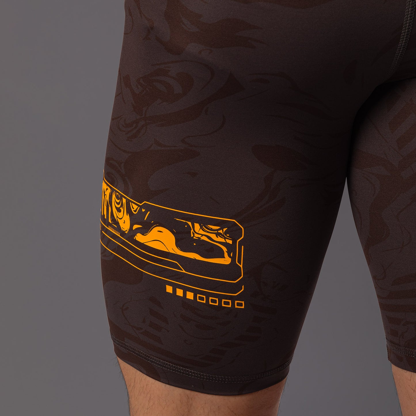 Short de compression pour Hommes UFC Fusion by Venum Fight Week - Marron Terrestre - product-type_Shorts de compression