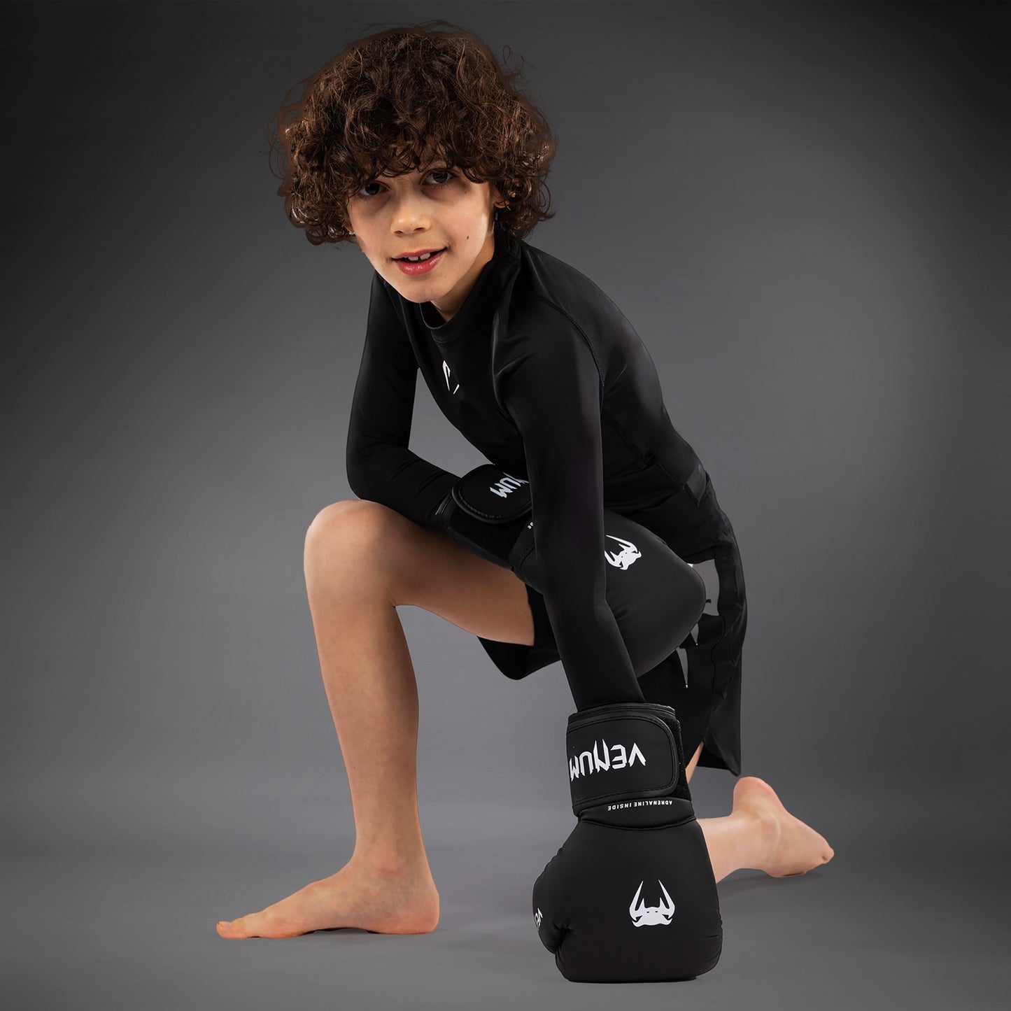 Short de combat pour Enfants Venum Light - Noir - product-type_Shorts de MMA