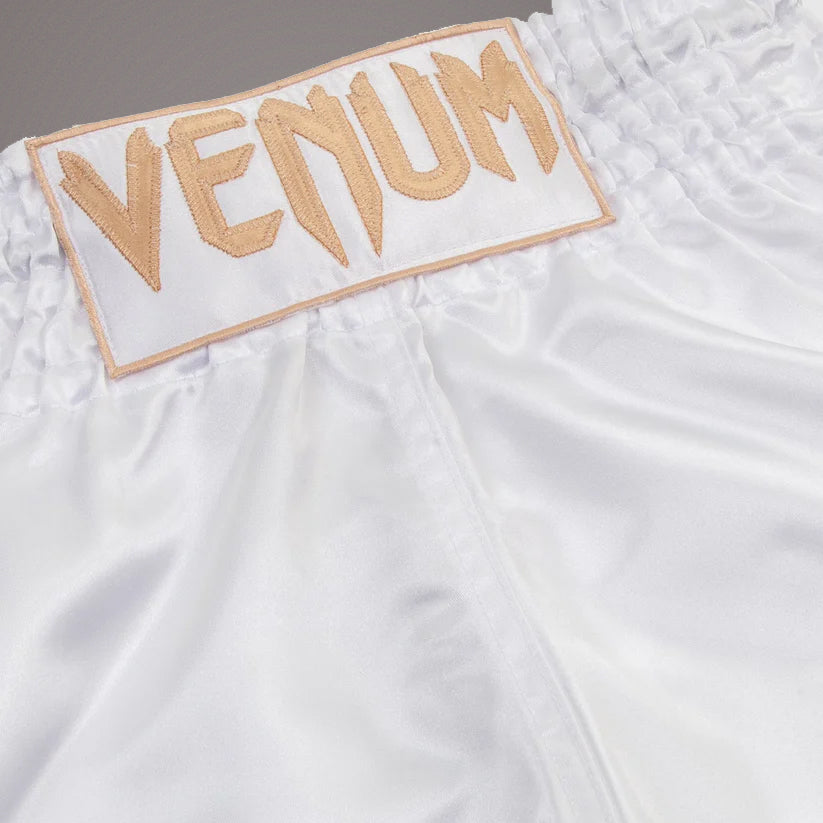 Short de Muay Thai Blanc/Or Venum Classic - product-type_Shorts de Muay Thai