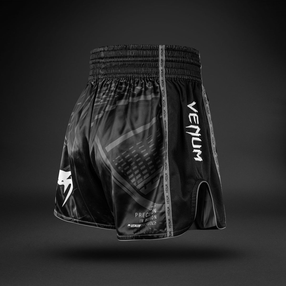 Short de Muay Thai Venum Crimson Viper 2.0 - Noir/Gris