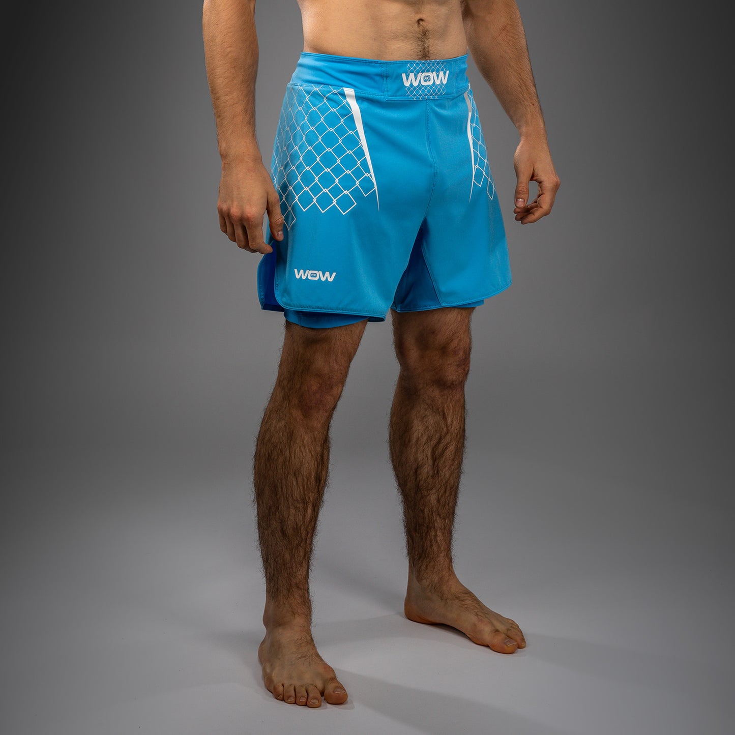 Short de Combat pour Hommes Venum x WOW FC - Bleu - product-type_Shorts de MMA
