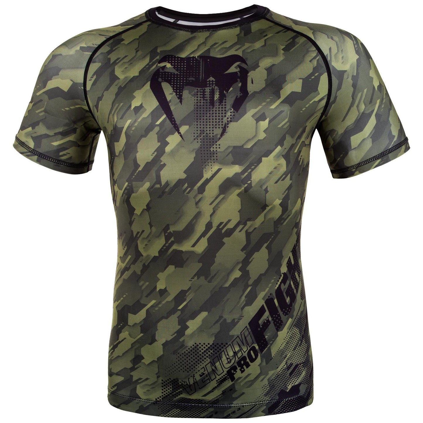 Rashguard Venum Tecmo Manches courtes - Kaki - Exclusivité - product-type_T-Shirts de Compression