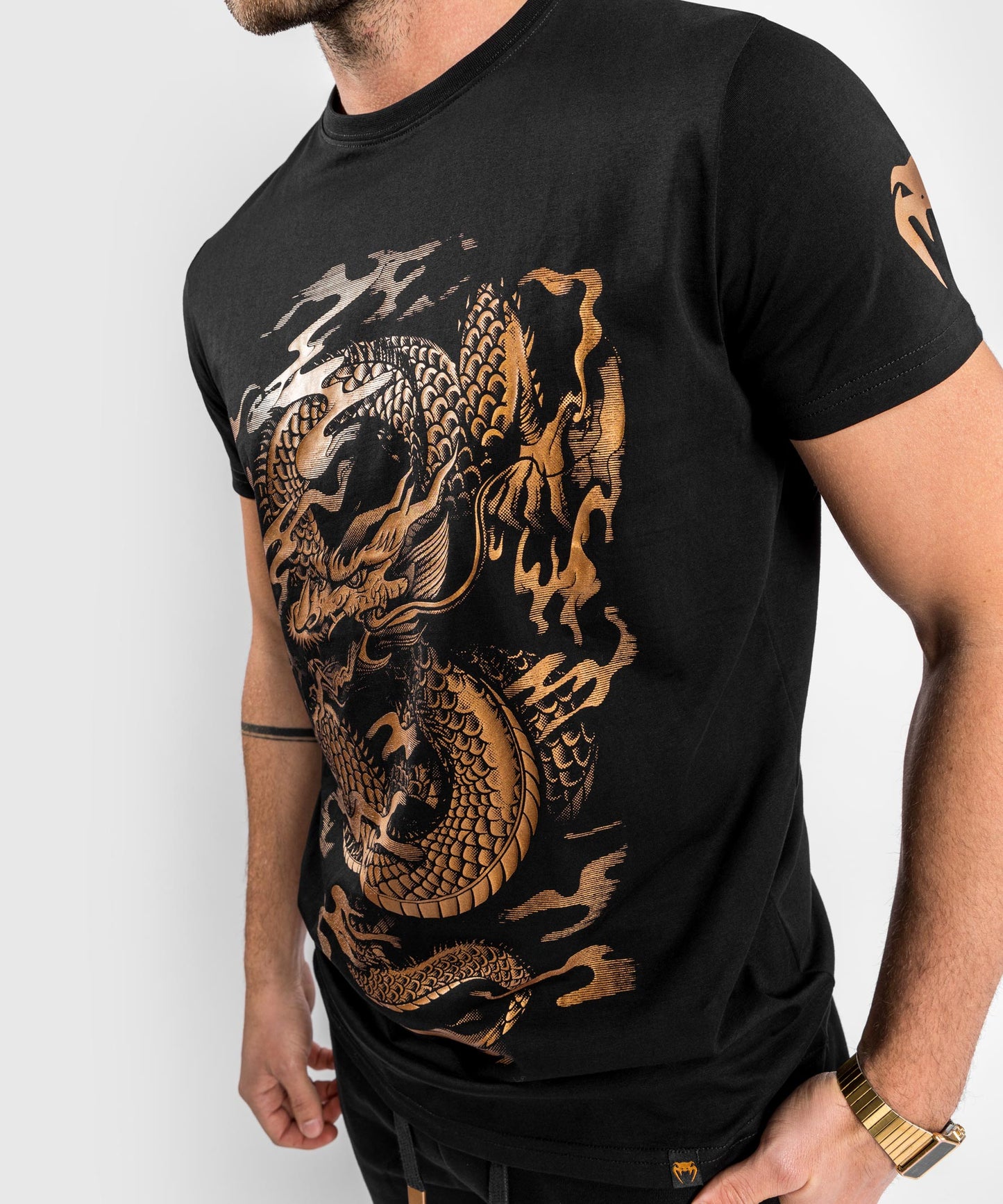 T-Shirt Venum Dragon's Flight - Noir/Bronze - T-shirts