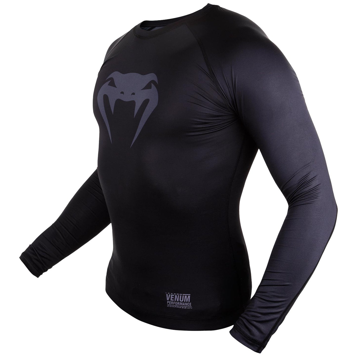 T-shirt de compression Venum Contender 3.0 - Manches longues - Noir/Gris - T-shirts de compression