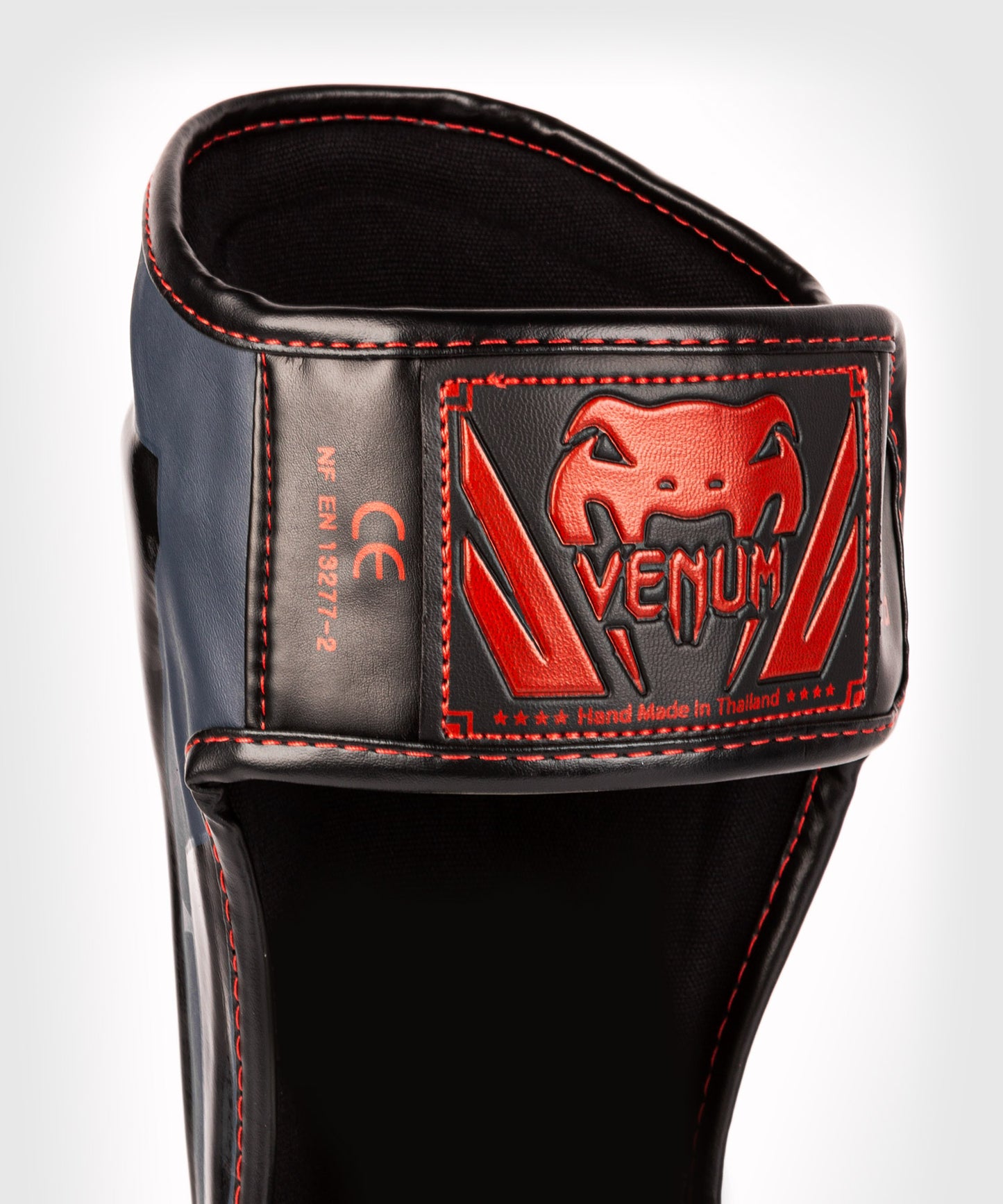 Protège-tibias Venum Elite - Bleu Marine/Noir-Rouge - Protège-tibias