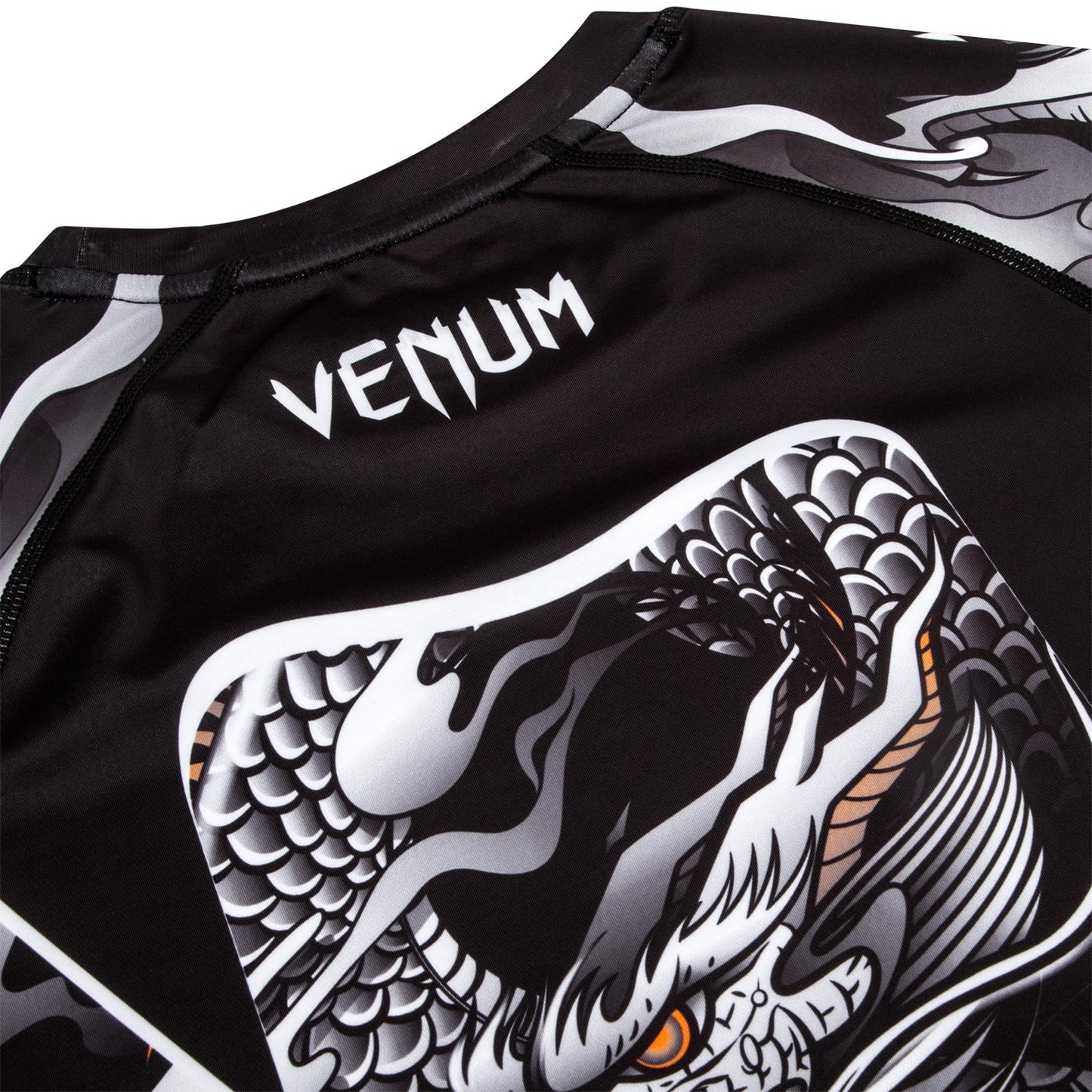 Rashguard Venum Dragon's Flight - Manches longues - Noir/Blanc - T-shirts de compression