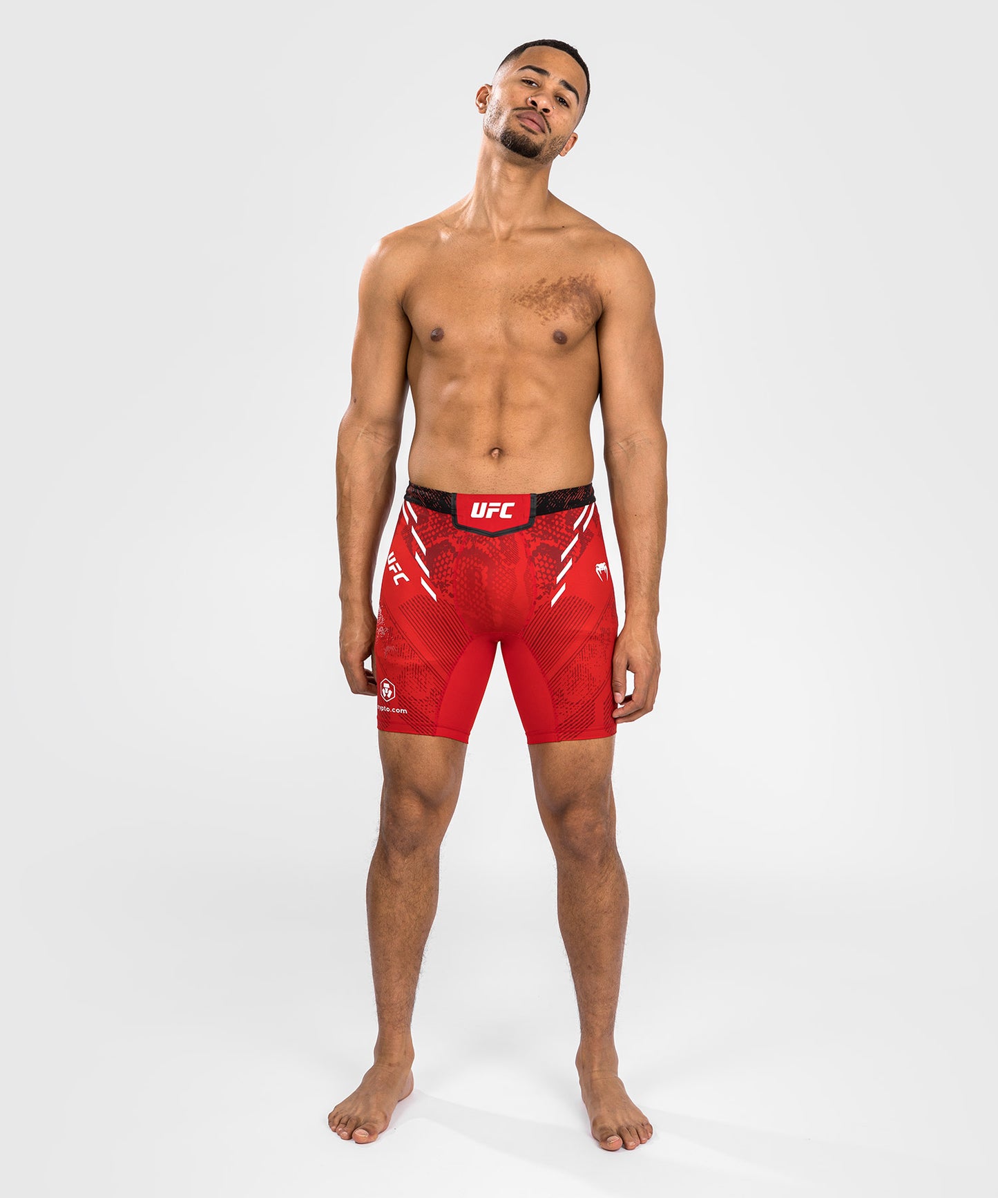 Shorts Vale Tudo pour Hommes UFC Adrenaline by Venum Authentic Fight Night - Rouge - Shorts de compression