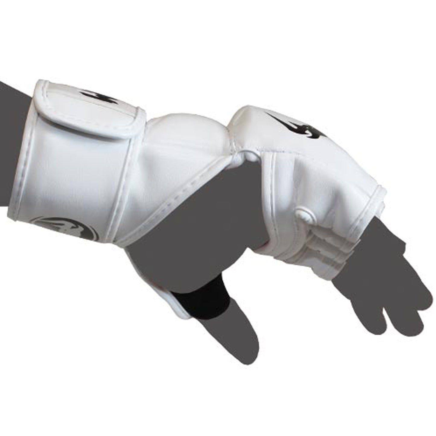 Gants MMA Venum Impact - Cuir Skintex - Blanc - Gants de MMA