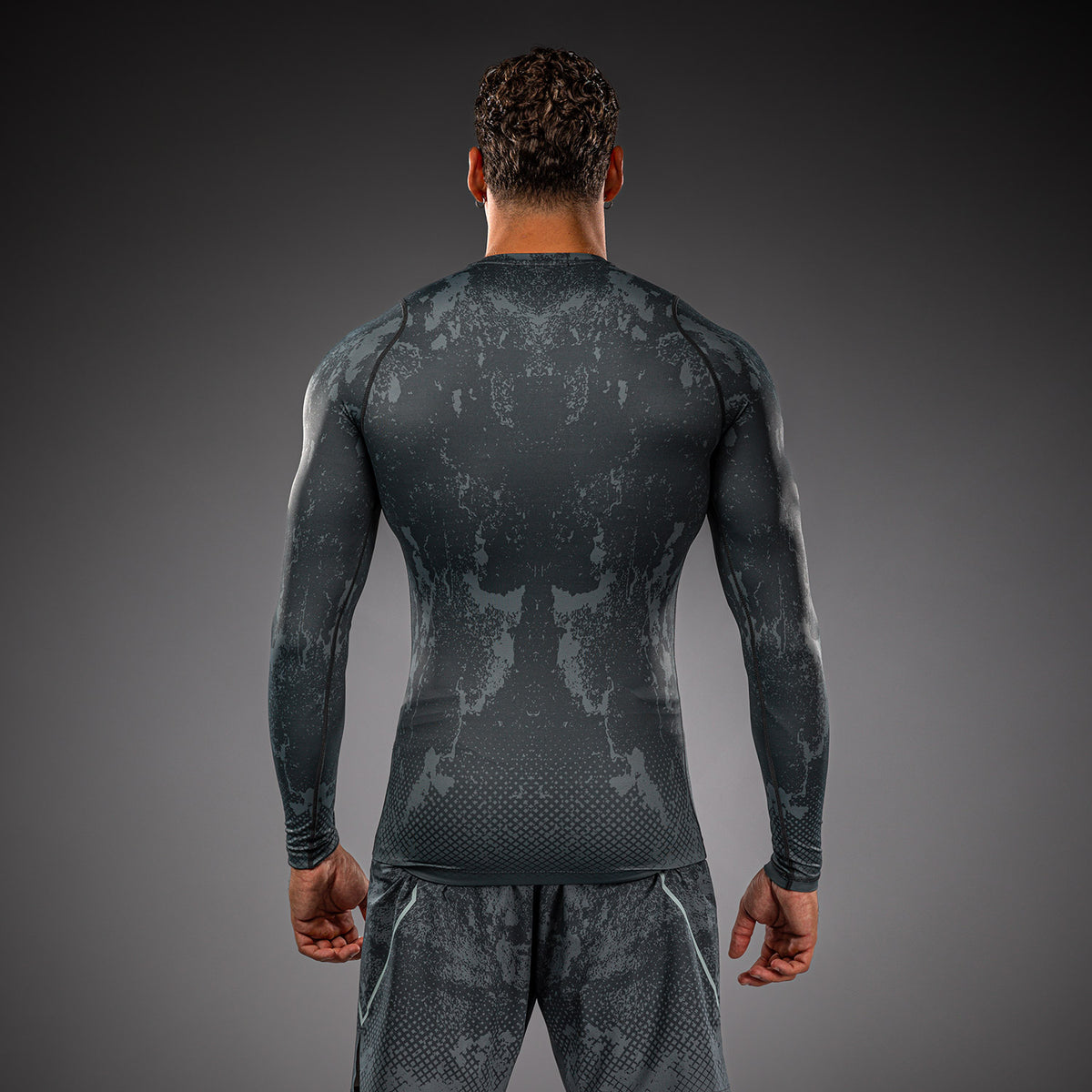 Rashguard à manches longues Venum x Batman - Noir/Gris/Rouge