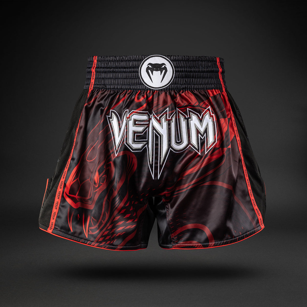 Short de Muay Thai Venum Crimson Viper 2.0 - Noir/Rouge