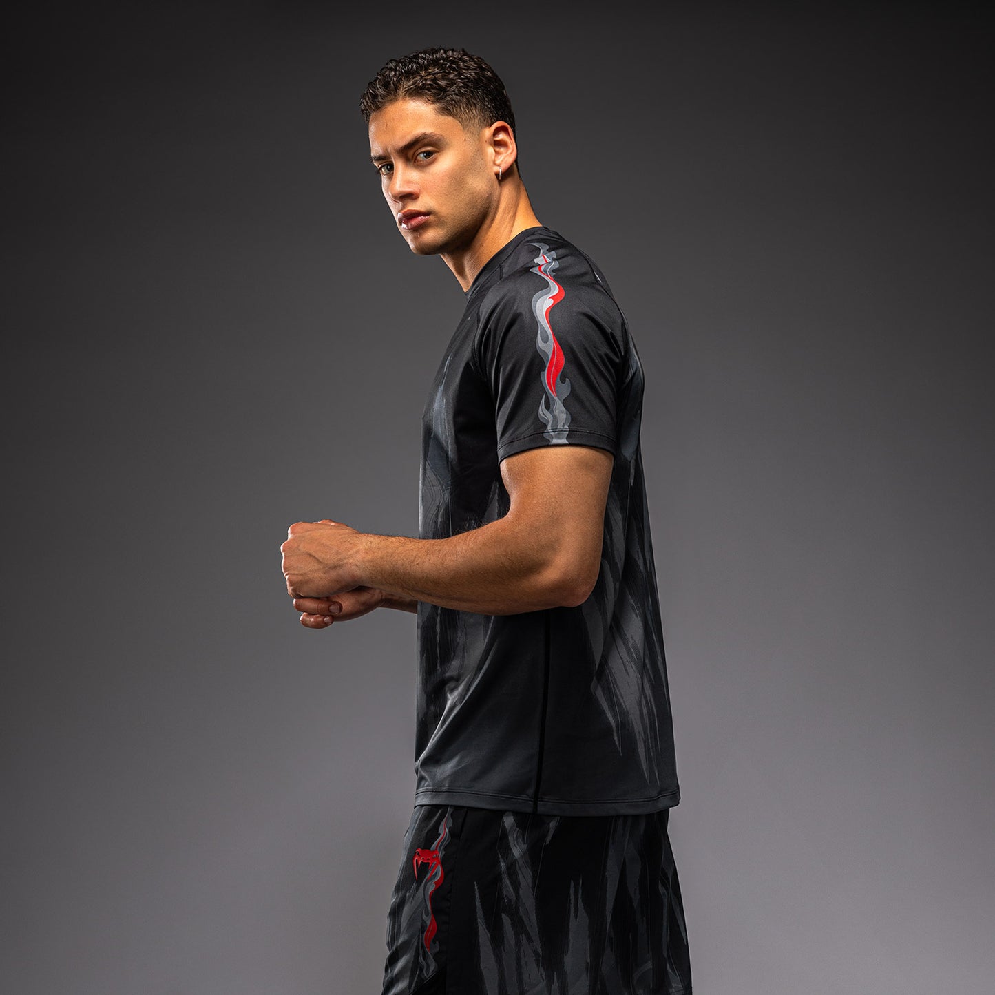 T-shirt Dry Tech Venum Demon - Noir/Gris