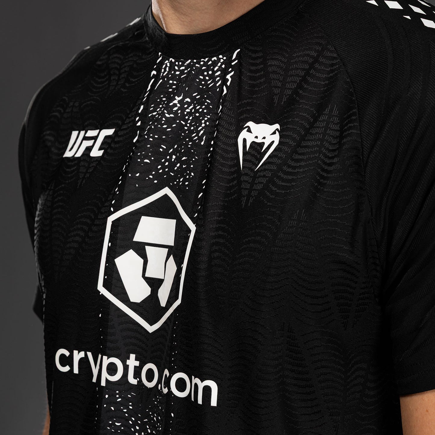 Maillot Officiel Walkout Homme Personnalisé UFC Zenith by Venum Authentic Fight Night - Noir