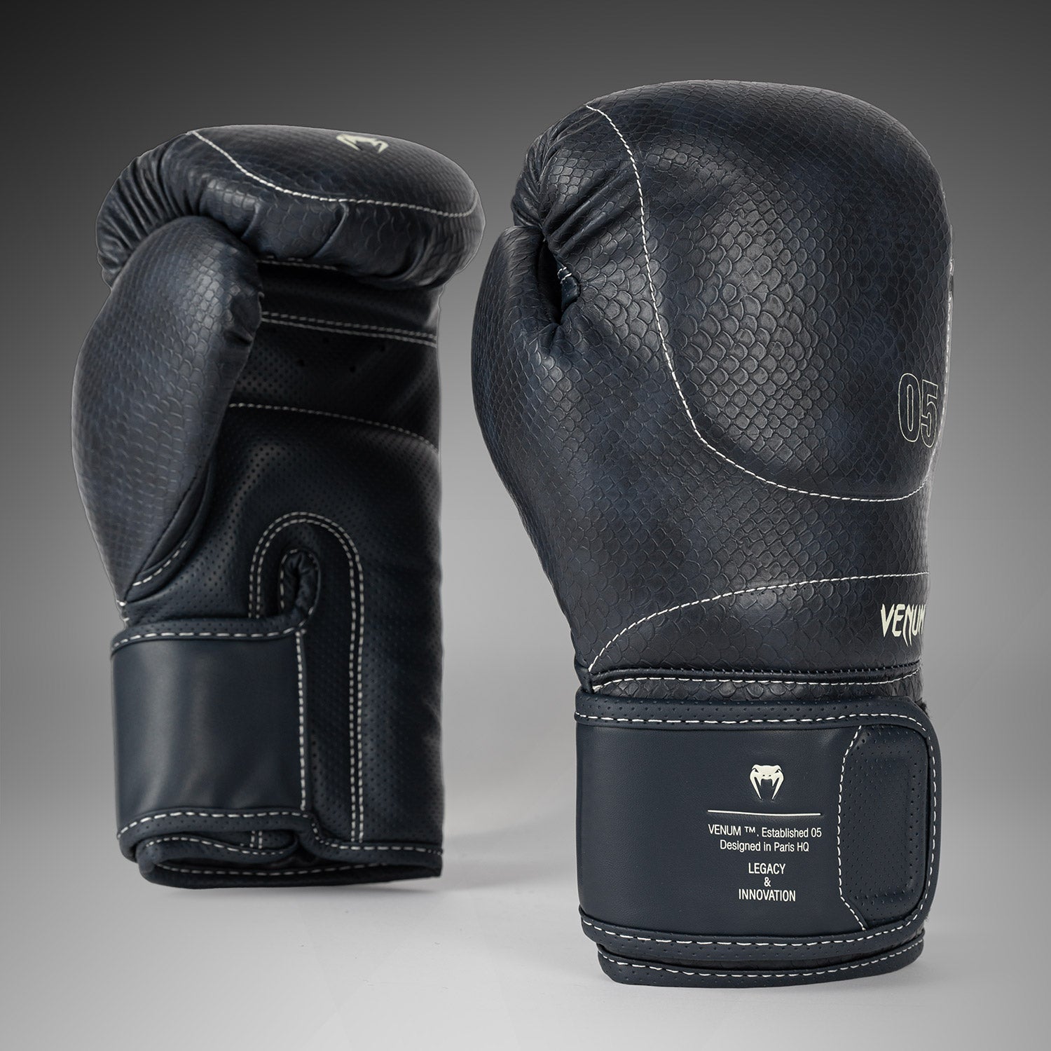 Gants de Boxe Venum Impact Evo Scales – Bleu Minuit - product-type_Gants de boxe